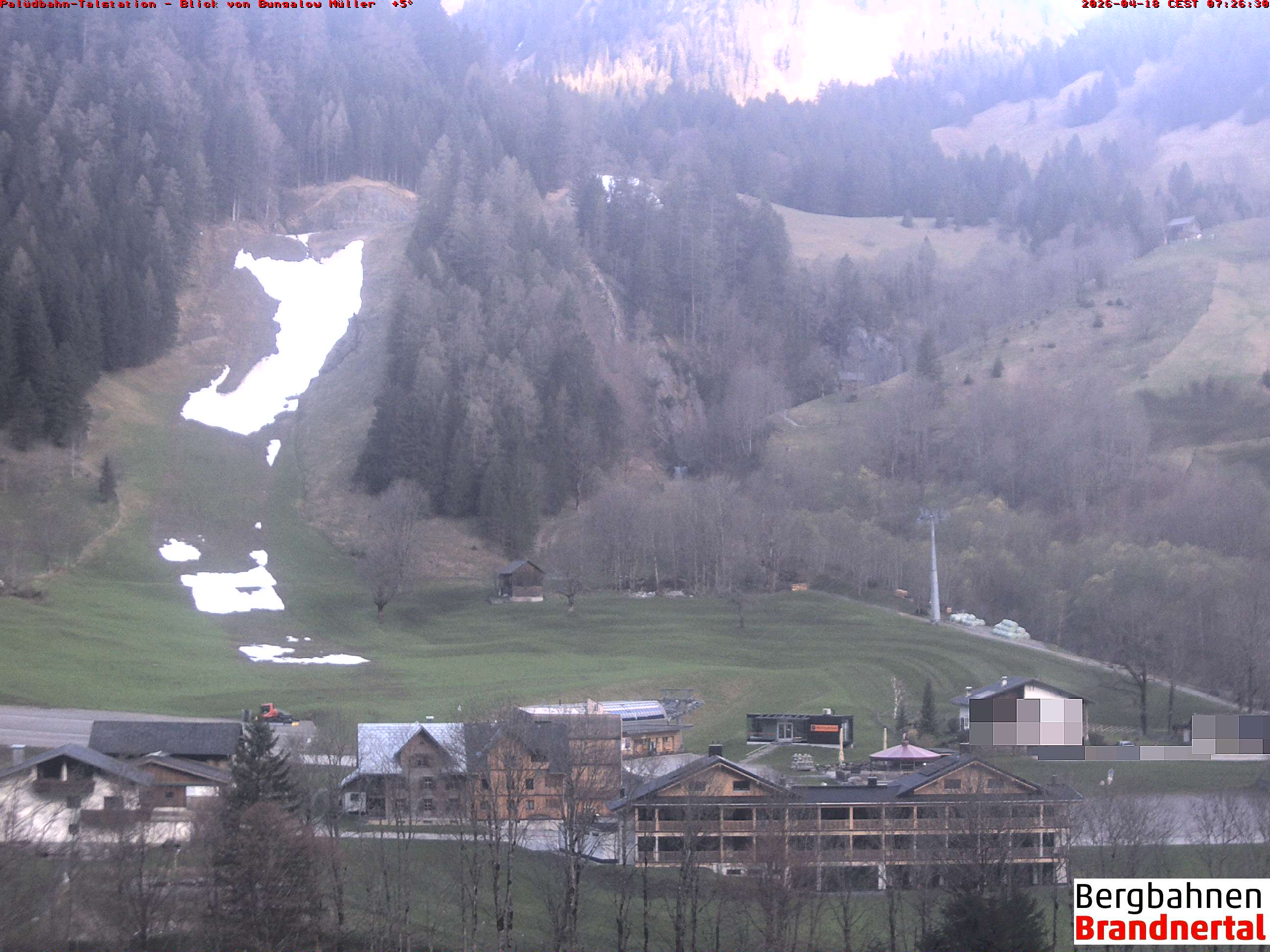 Blick auf Palüdbahn von Bungalow Müller