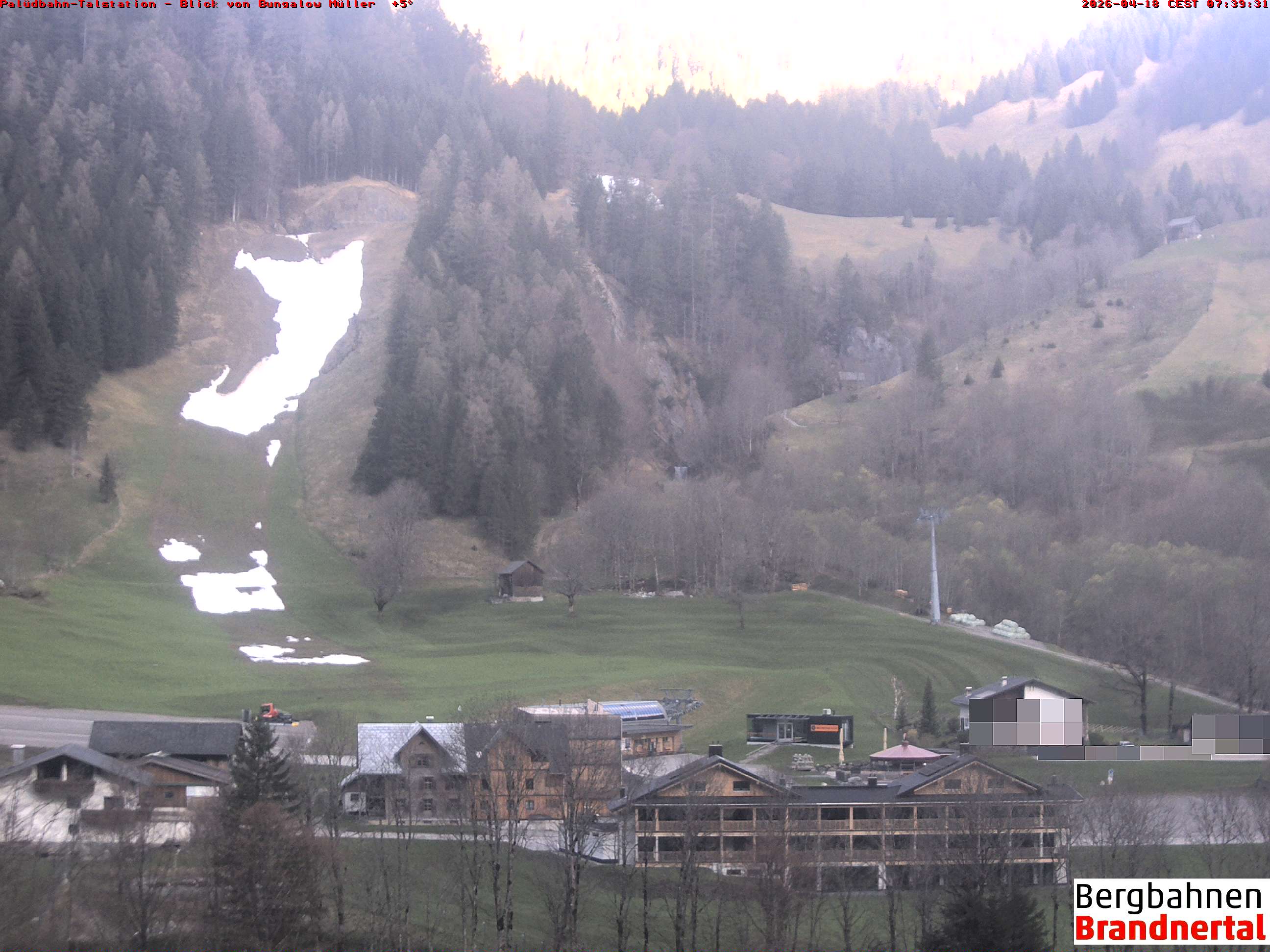 Blick auf Palüdbahn von Bungalow Müller