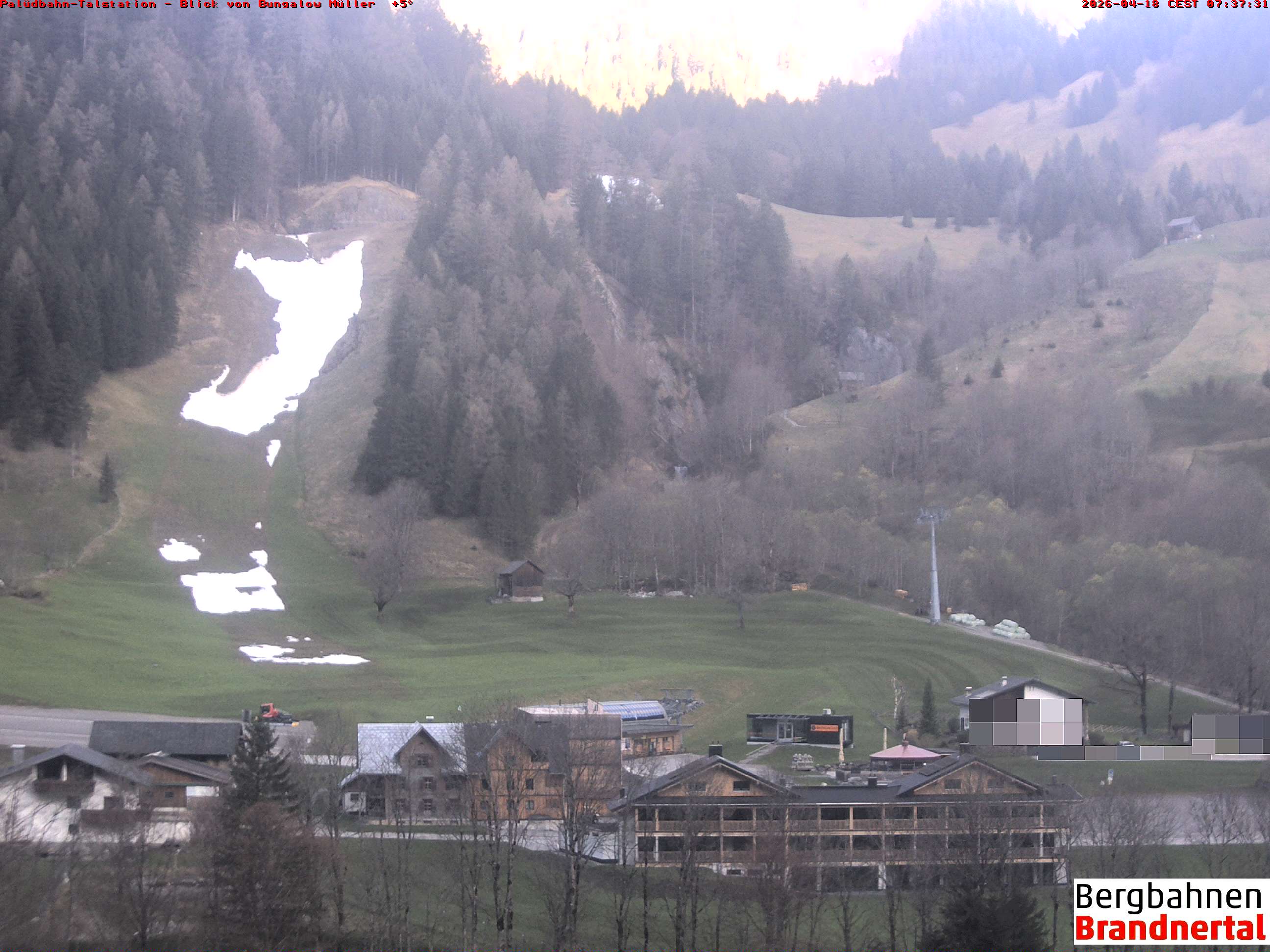 Blick auf Palüdbahn von Bungalow Müller