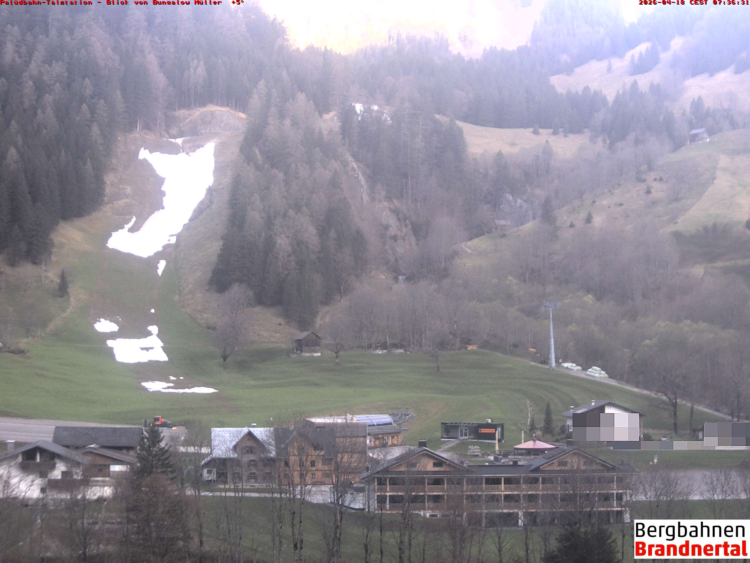 Blick auf Palüdbahn von Bungalow Müller