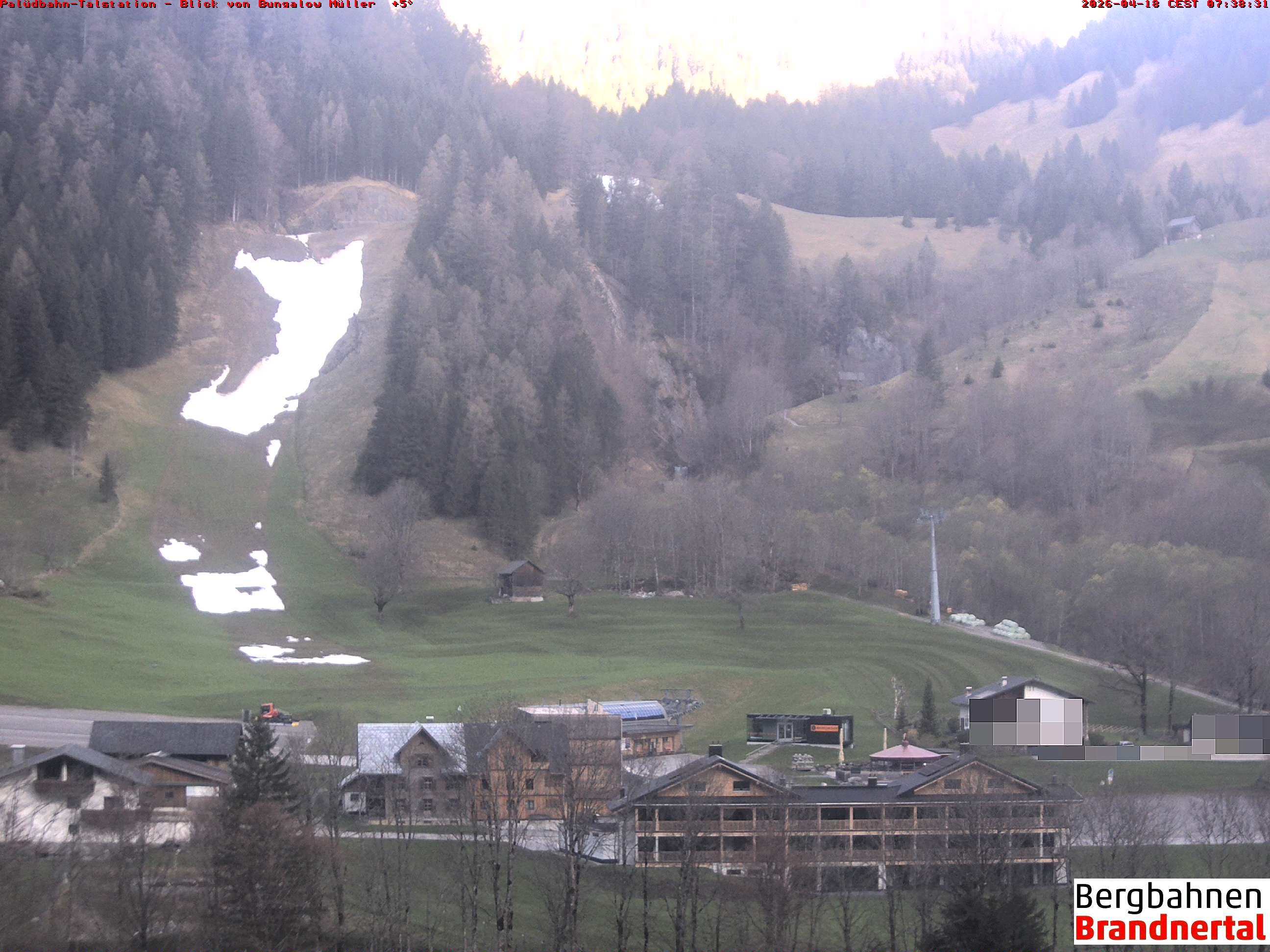 Blick auf Palüdbahn von Bungalow Müller