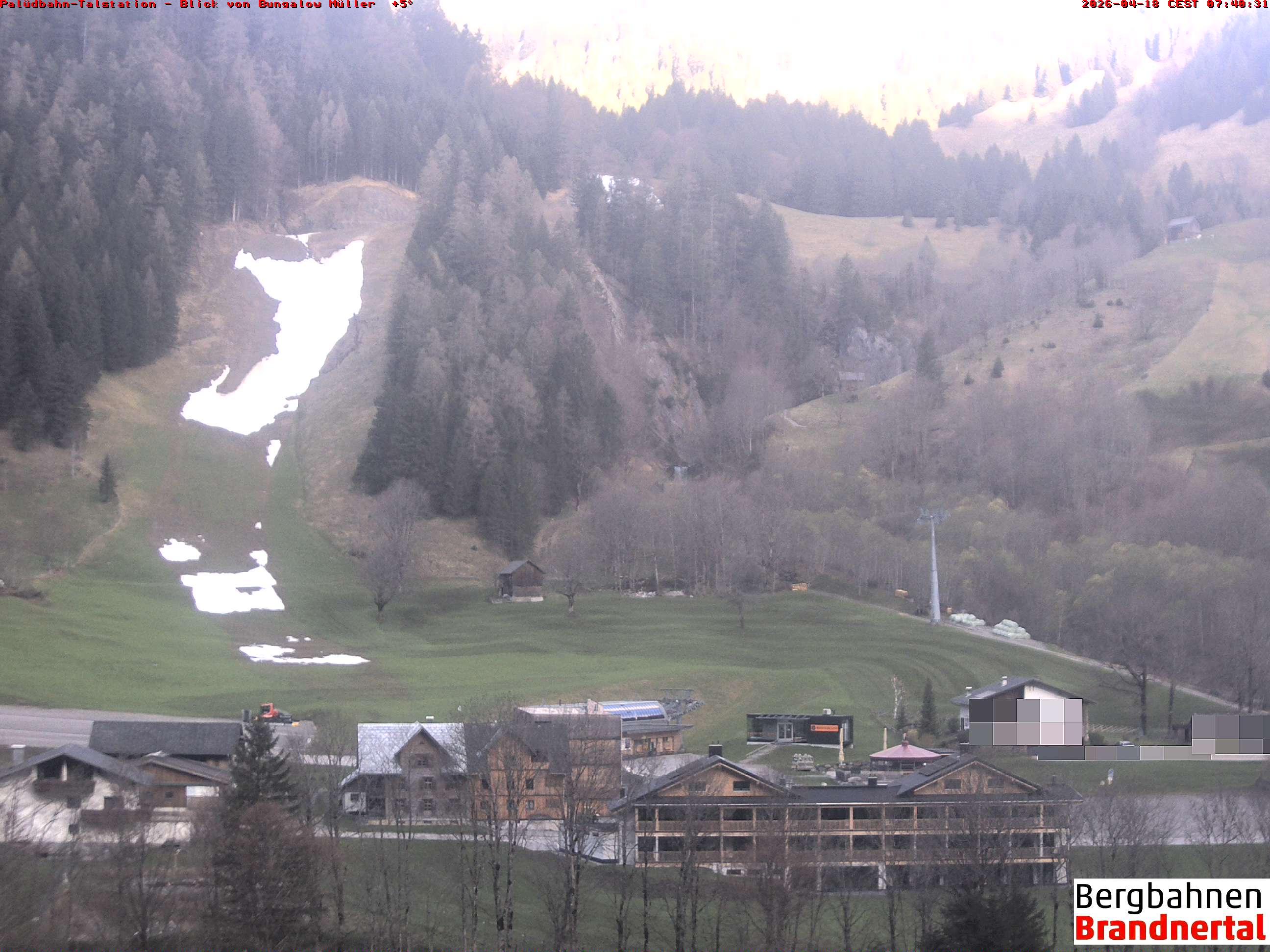 Blick auf Palüdbahn von Bungalow Müller
