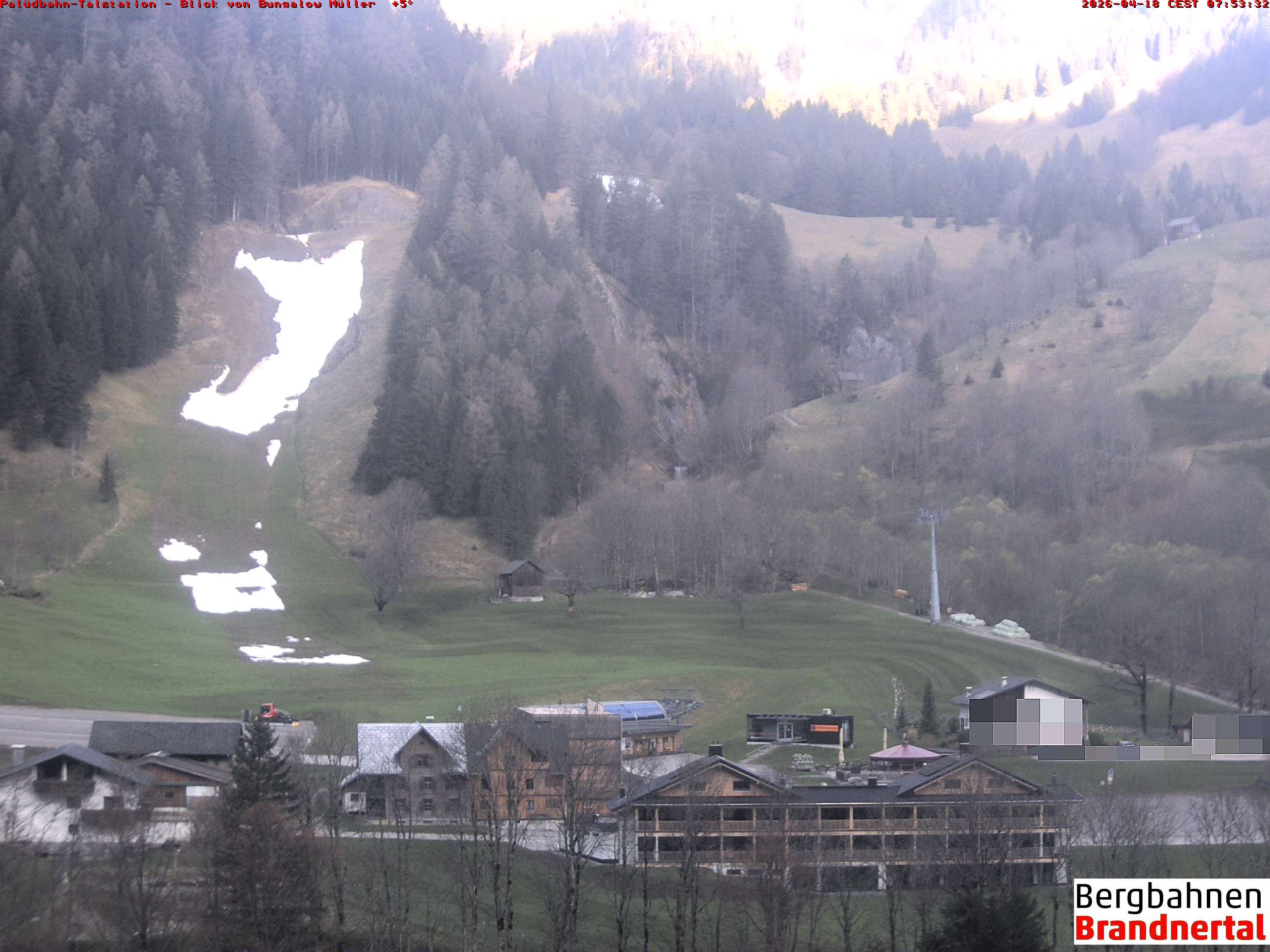 Blick auf Palüdbahn von Bungalow Müller