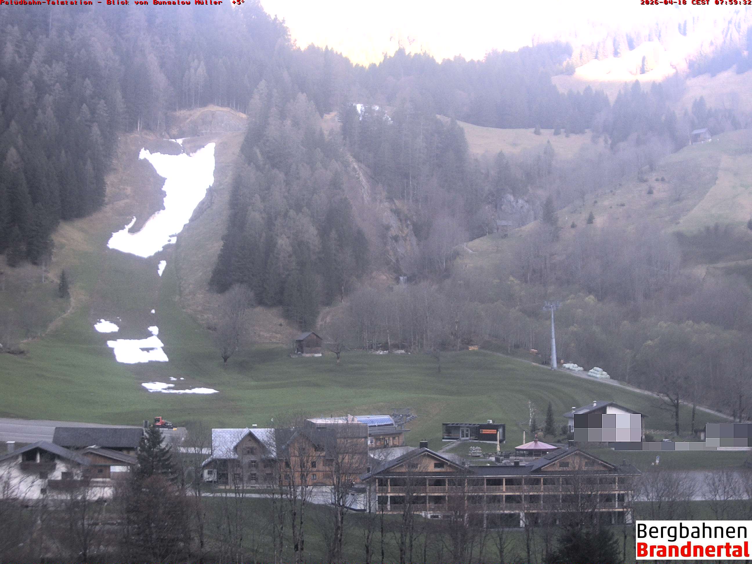 Blick auf Palüdbahn von Bungalow Müller