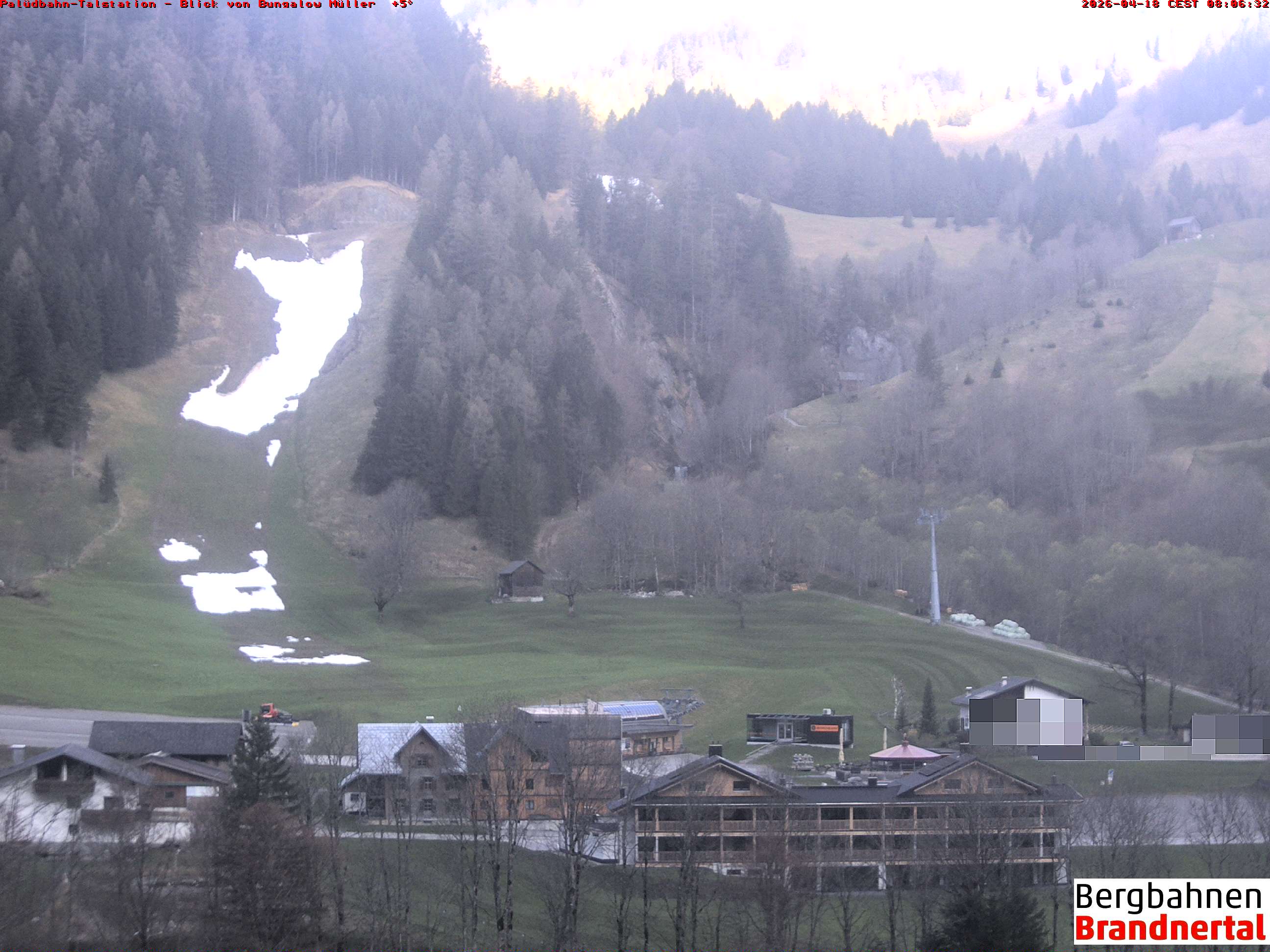 Blick auf Palüdbahn von Bungalow Müller