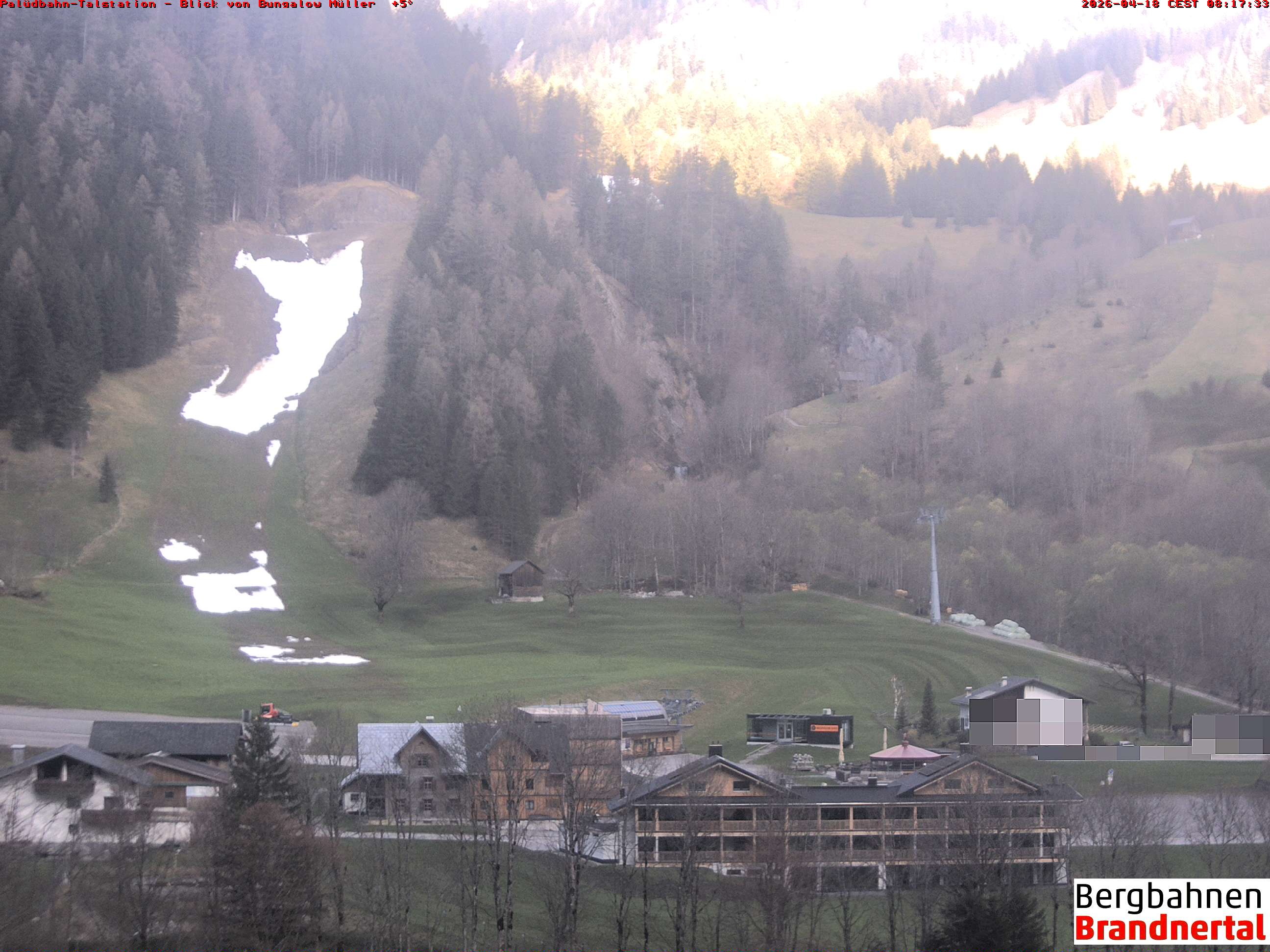 Blick auf Palüdbahn von Bungalow Müller