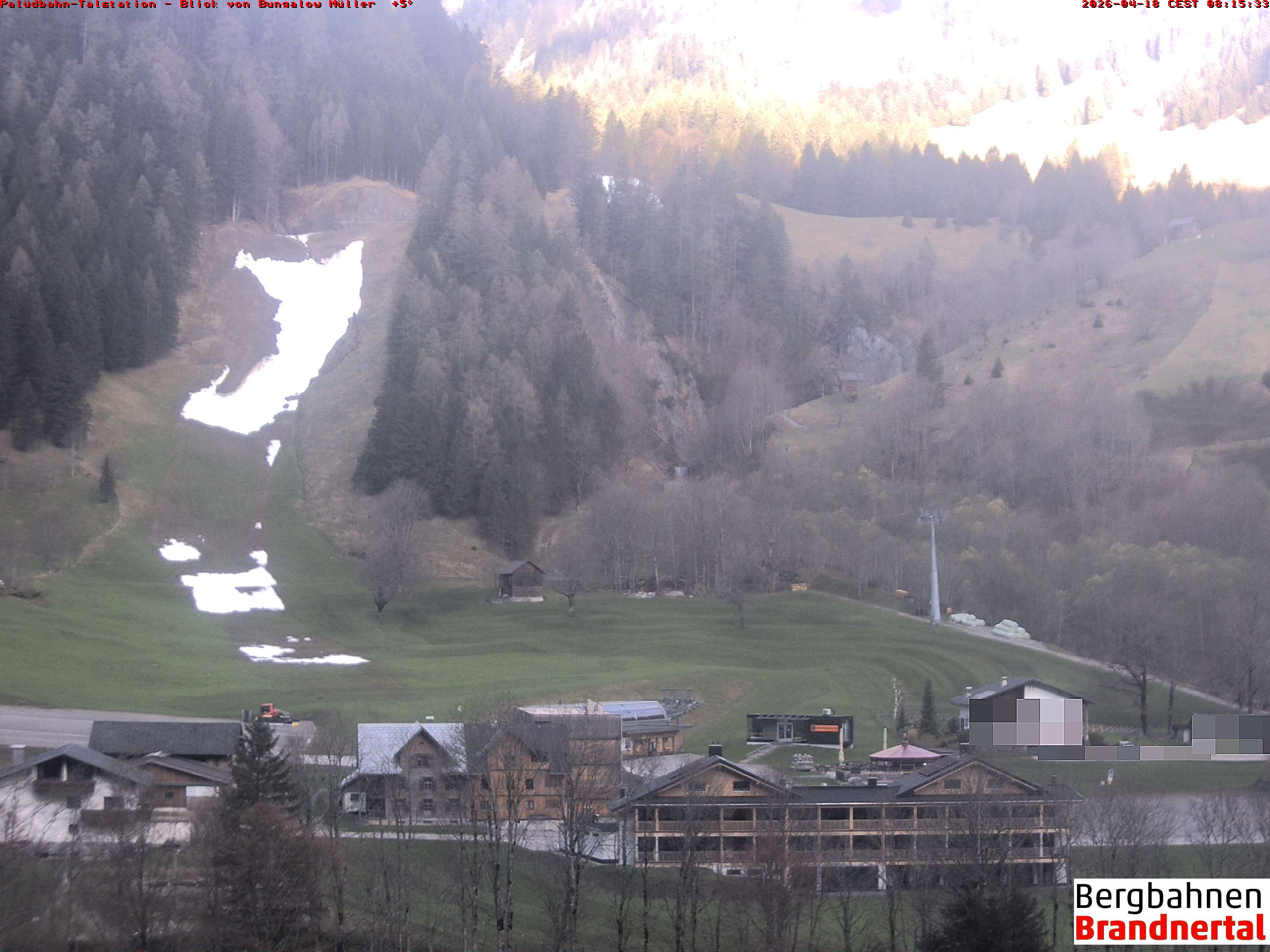 Blick auf Palüdbahn von Bungalow Müller