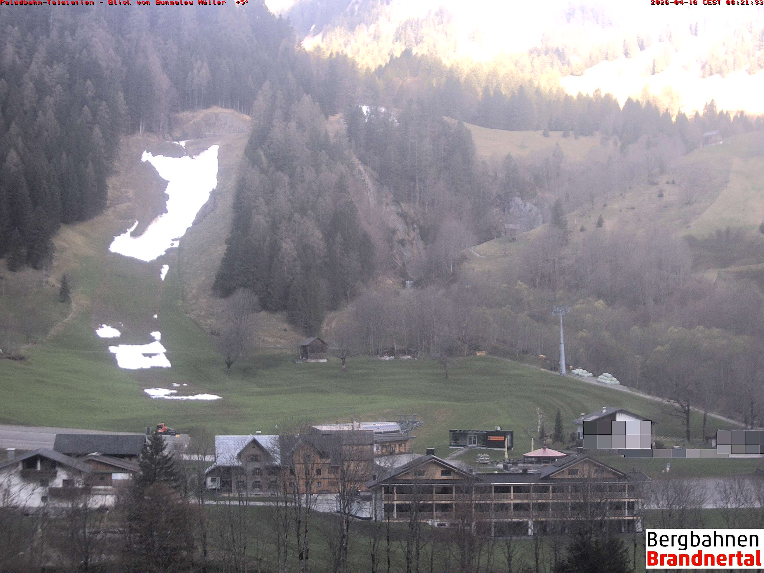 Blick auf Palüdbahn von Bungalow Müller