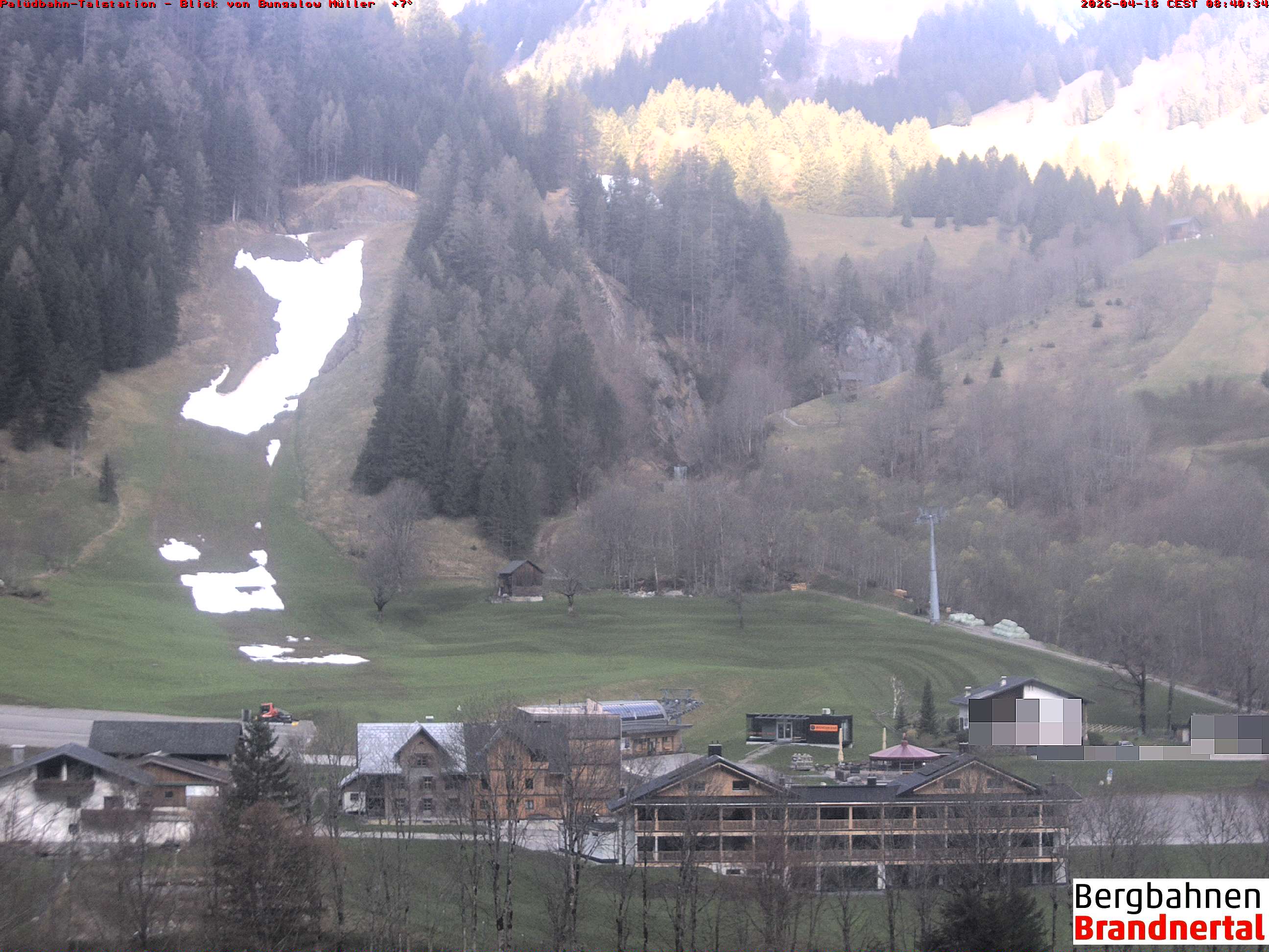 Blick auf Palüdbahn von Bungalow Müller