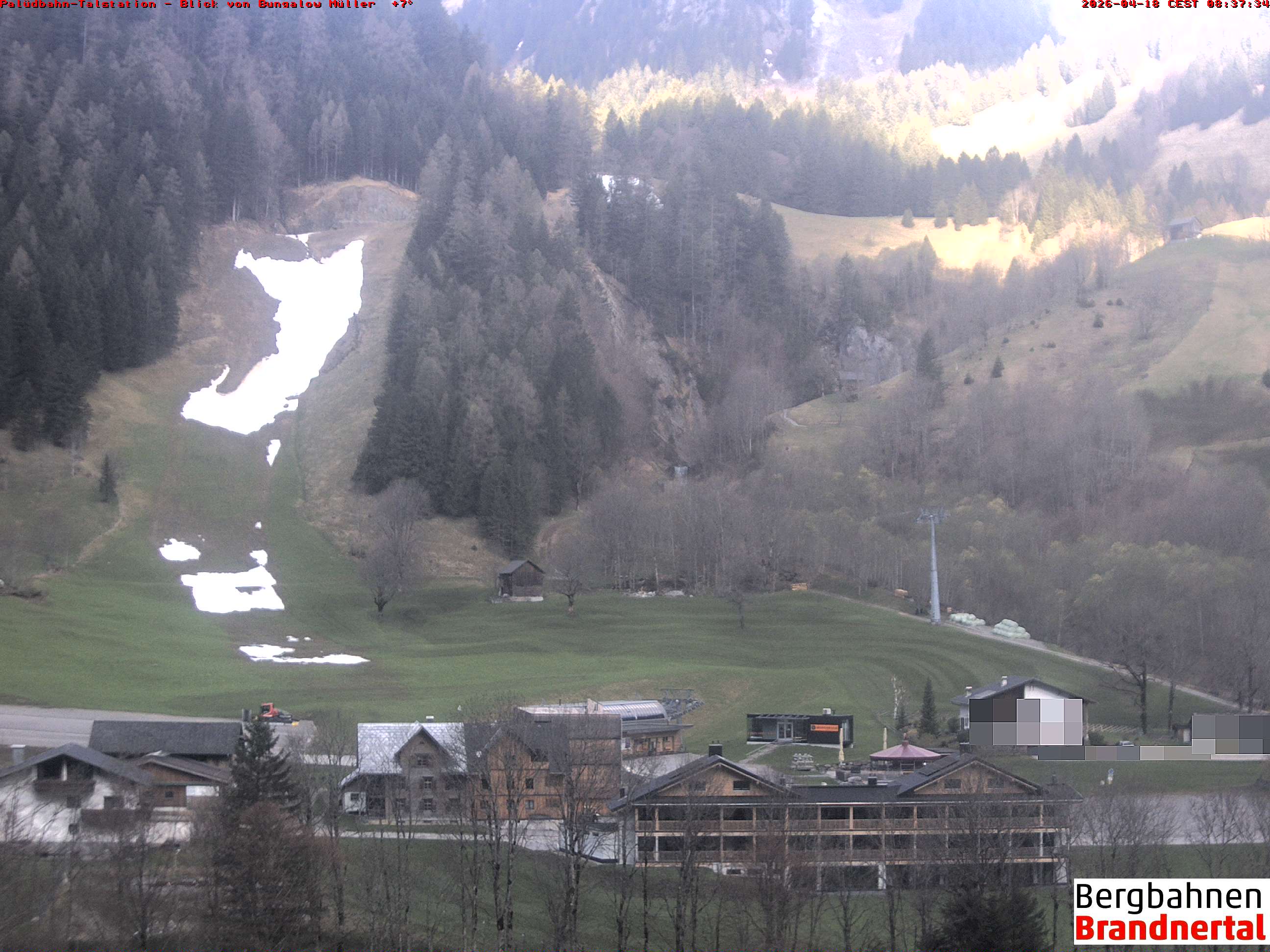 Blick auf Palüdbahn von Bungalow Müller