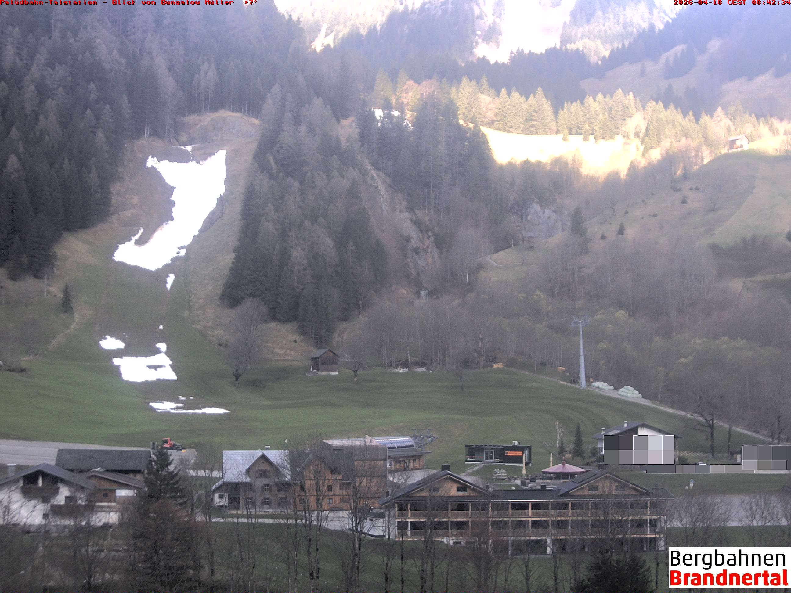 Blick auf Palüdbahn von Bungalow Müller