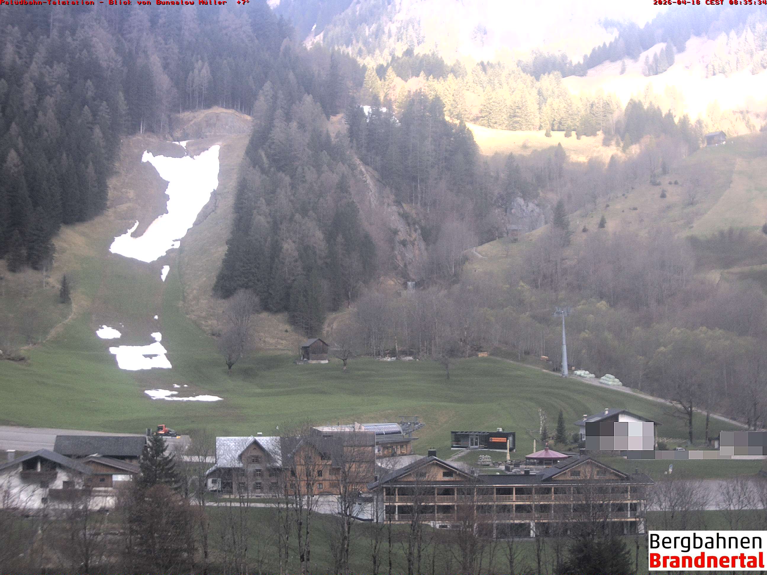 Blick auf Palüdbahn von Bungalow Müller