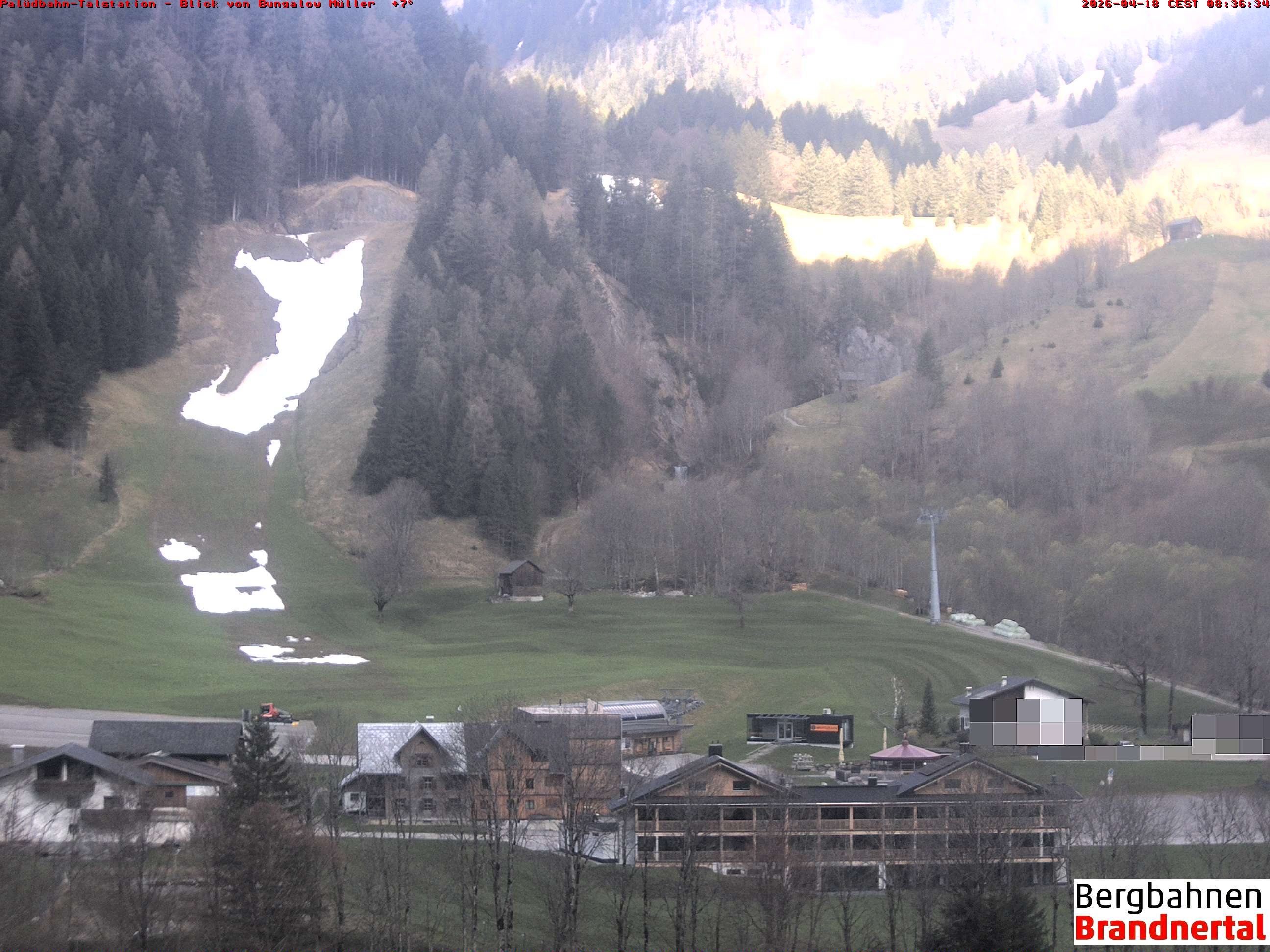 Blick auf Palüdbahn von Bungalow Müller