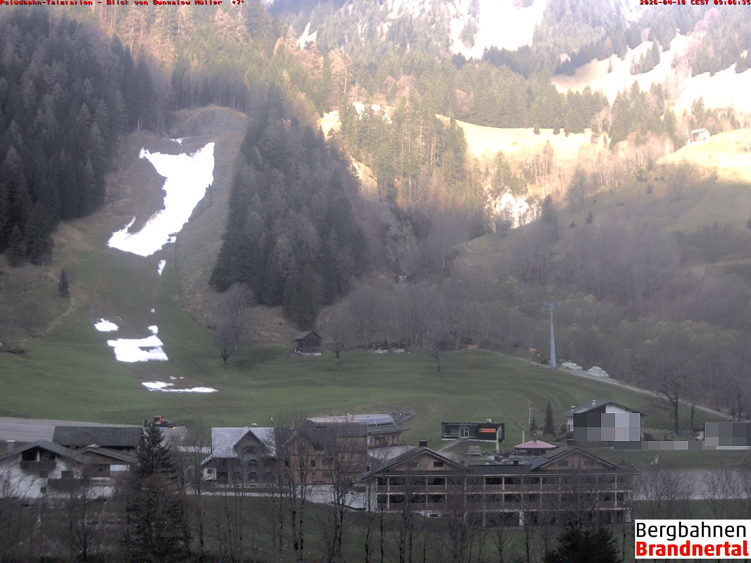 Blick auf Palüdbahn von Bungalow Müller