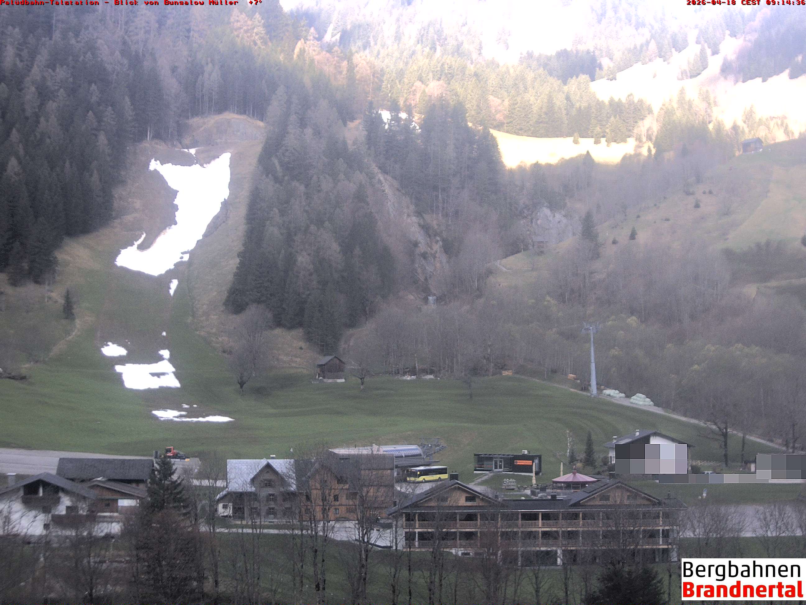 Blick auf Palüdbahn von Bungalow Müller