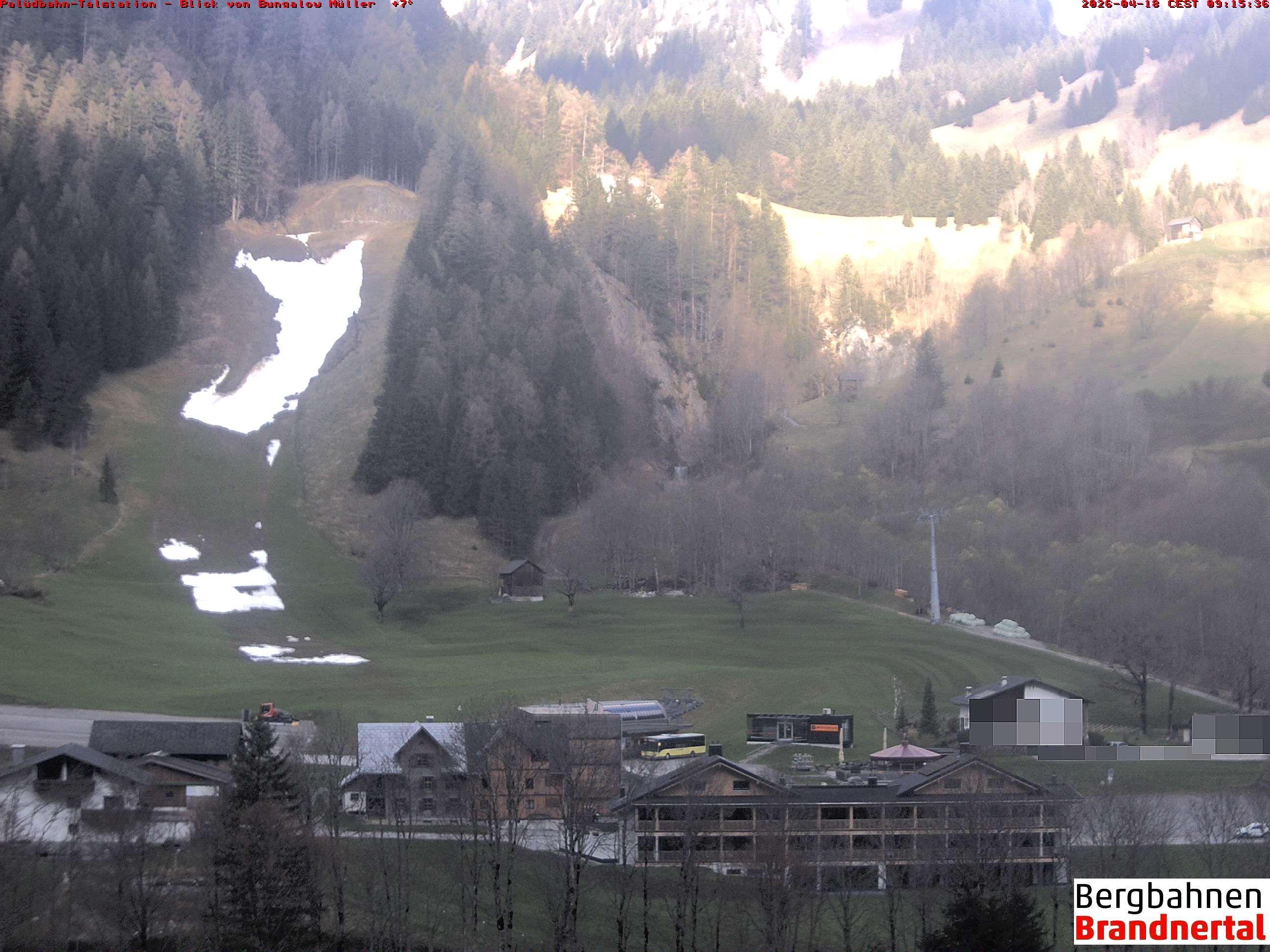 Blick auf Palüdbahn von Bungalow Müller