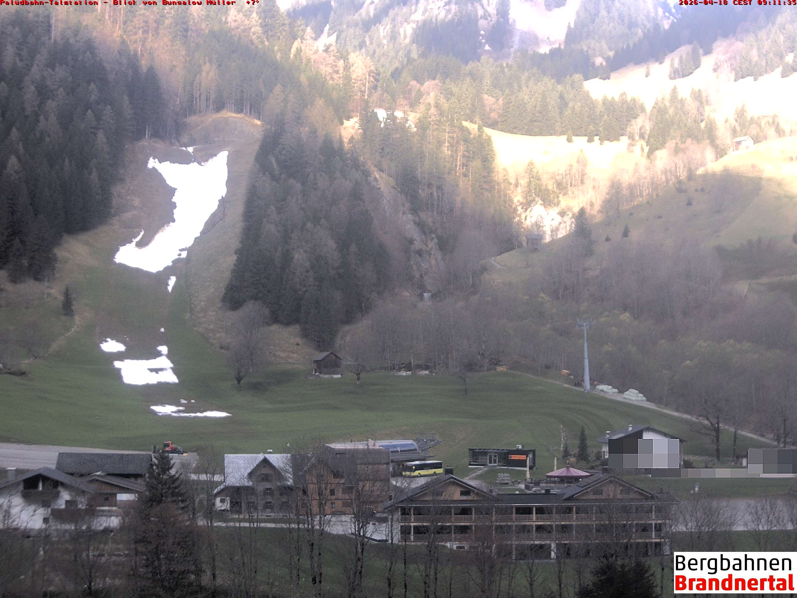 Blick auf Palüdbahn von Bungalow Müller