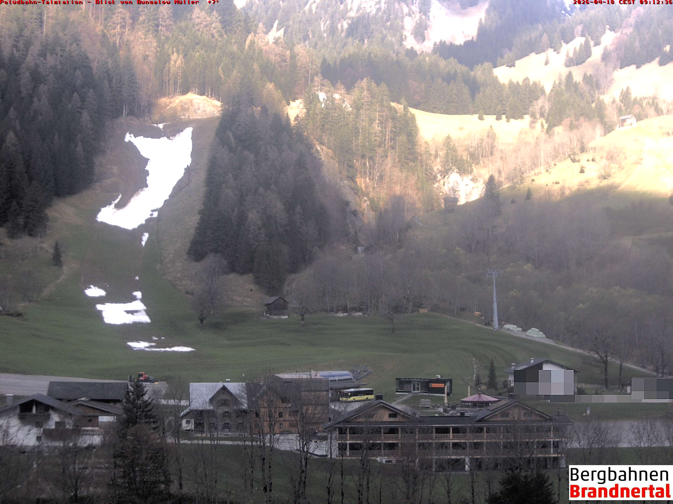 Blick auf Palüdbahn von Bungalow Müller