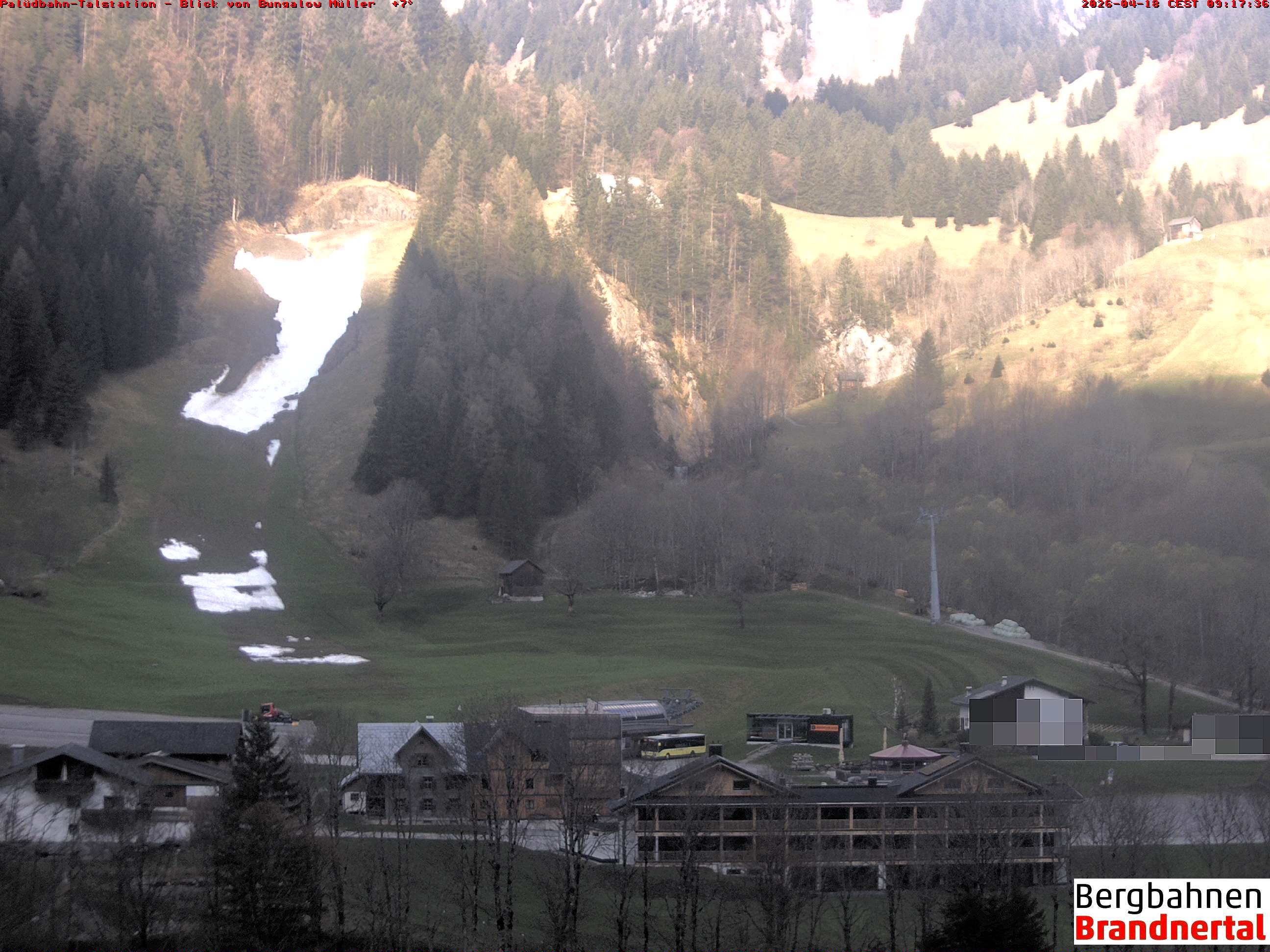 Blick auf Palüdbahn von Bungalow Müller