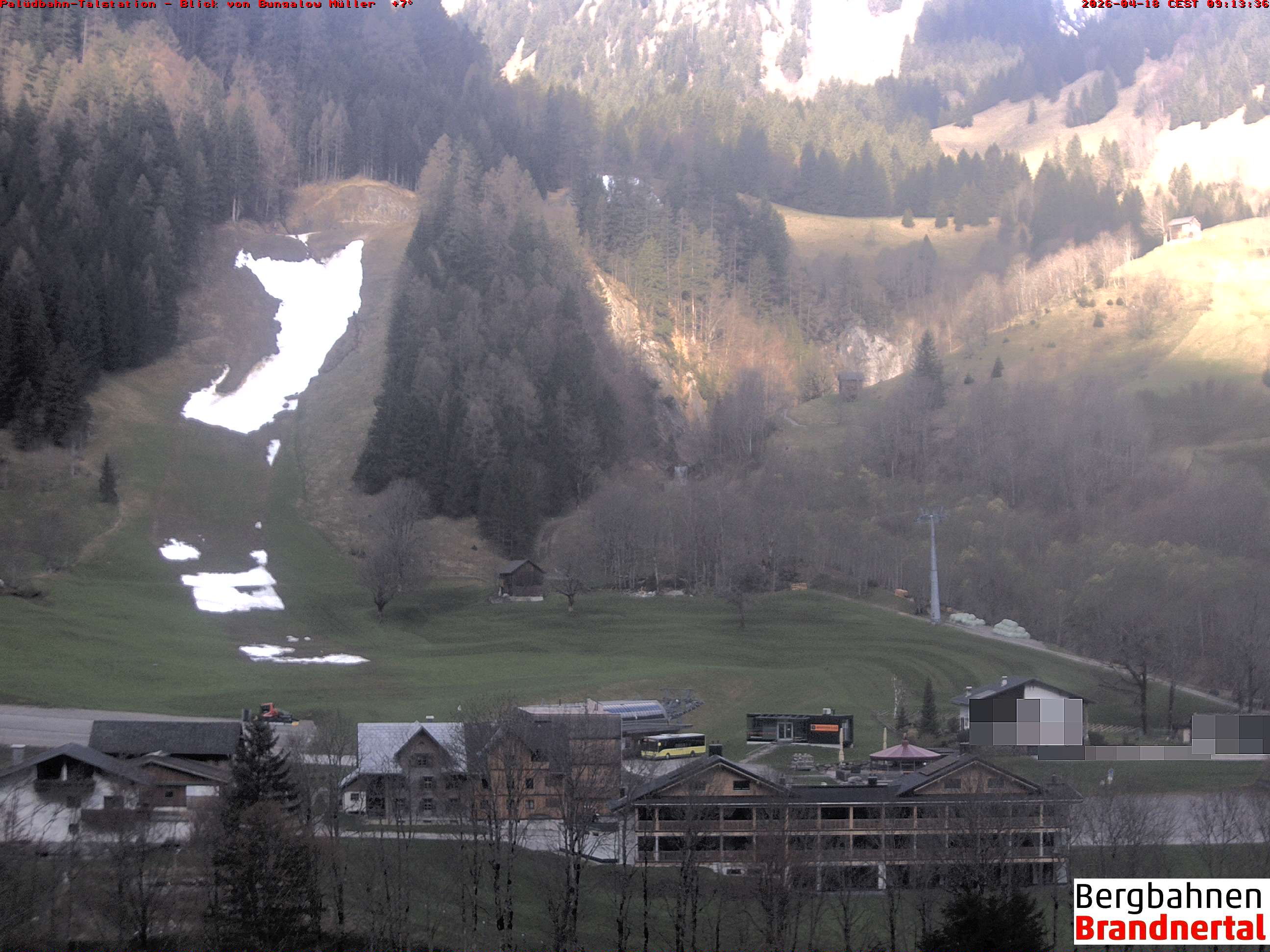 Blick auf Palüdbahn von Bungalow Müller