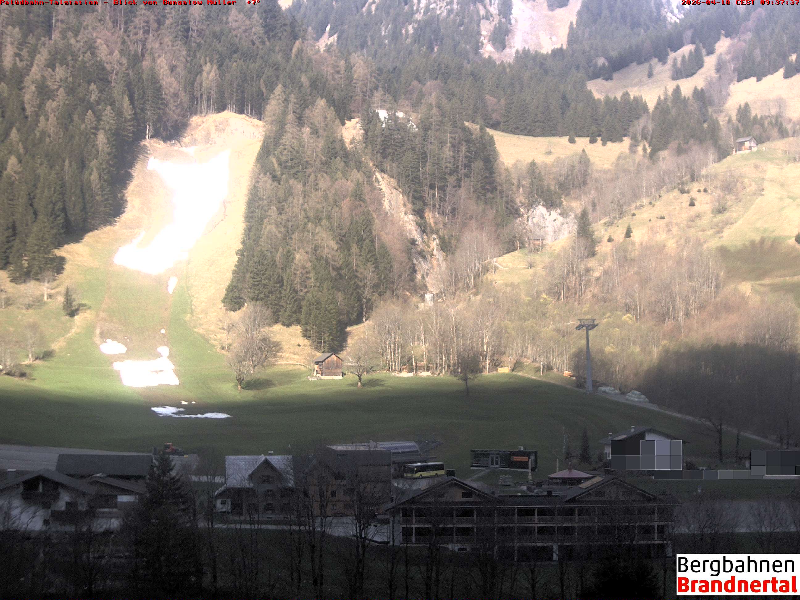 Blick auf Palüdbahn von Bungalow Müller