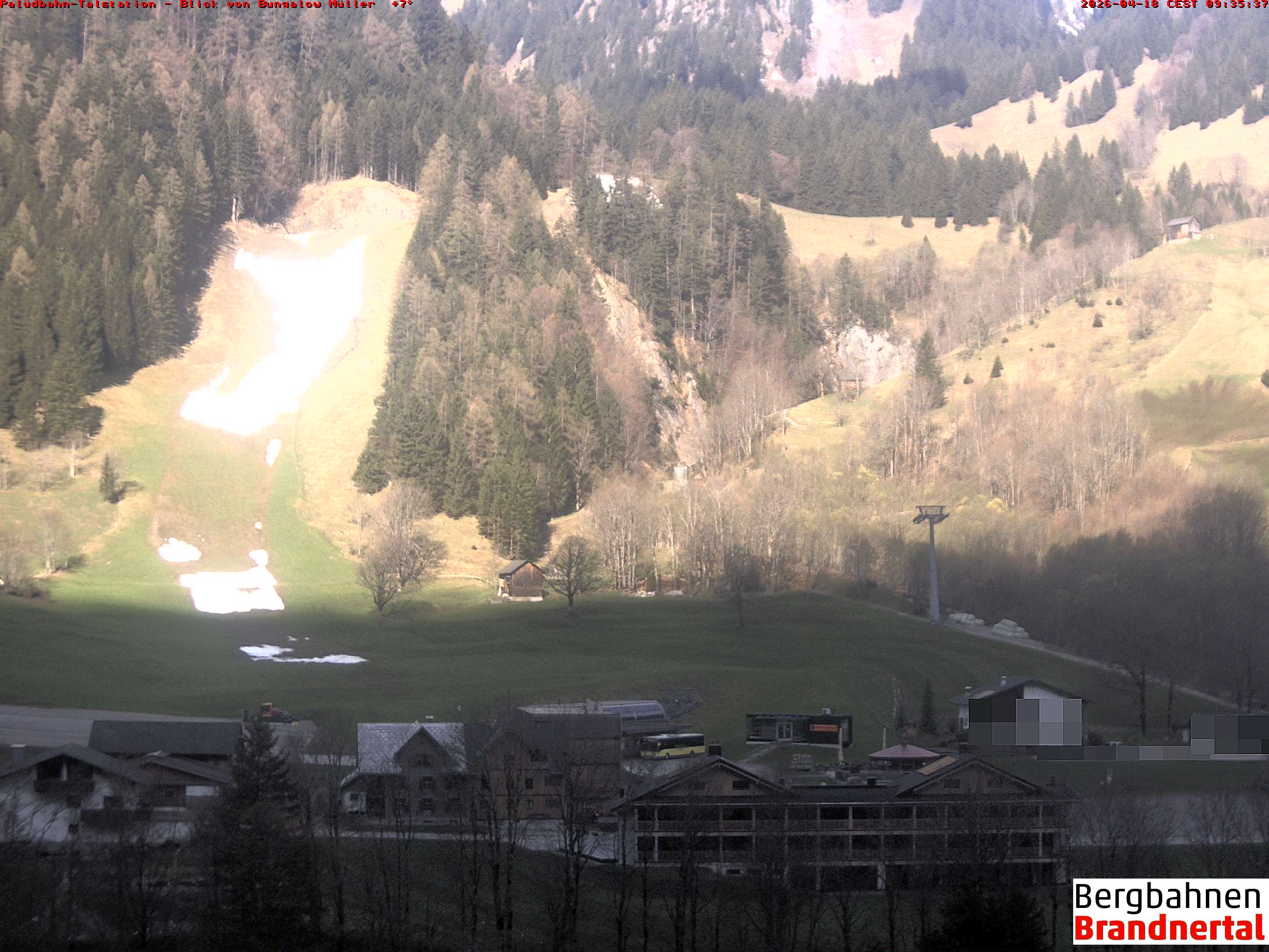 Blick auf Palüdbahn von Bungalow Müller