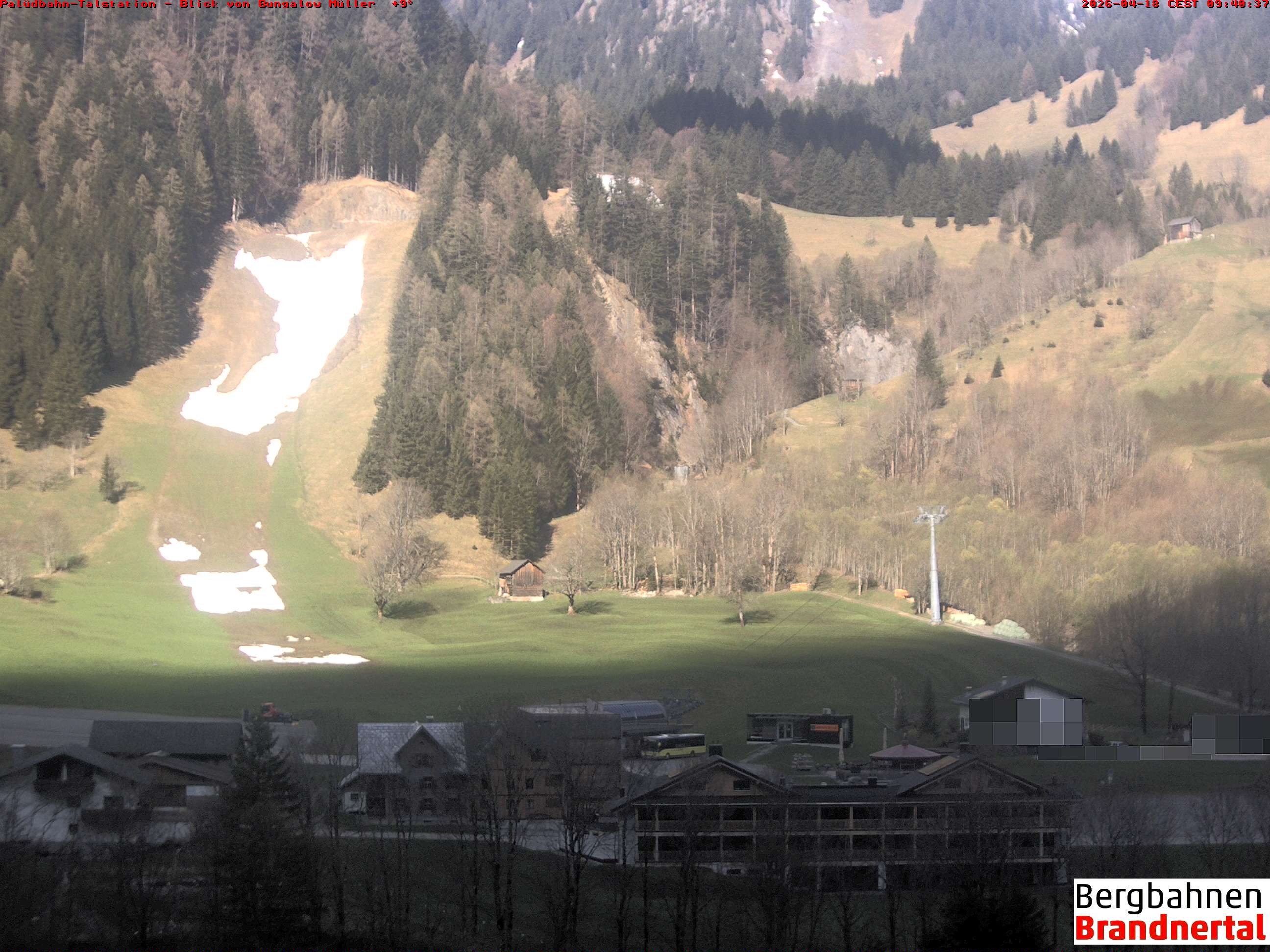 Blick auf Palüdbahn von Bungalow Müller