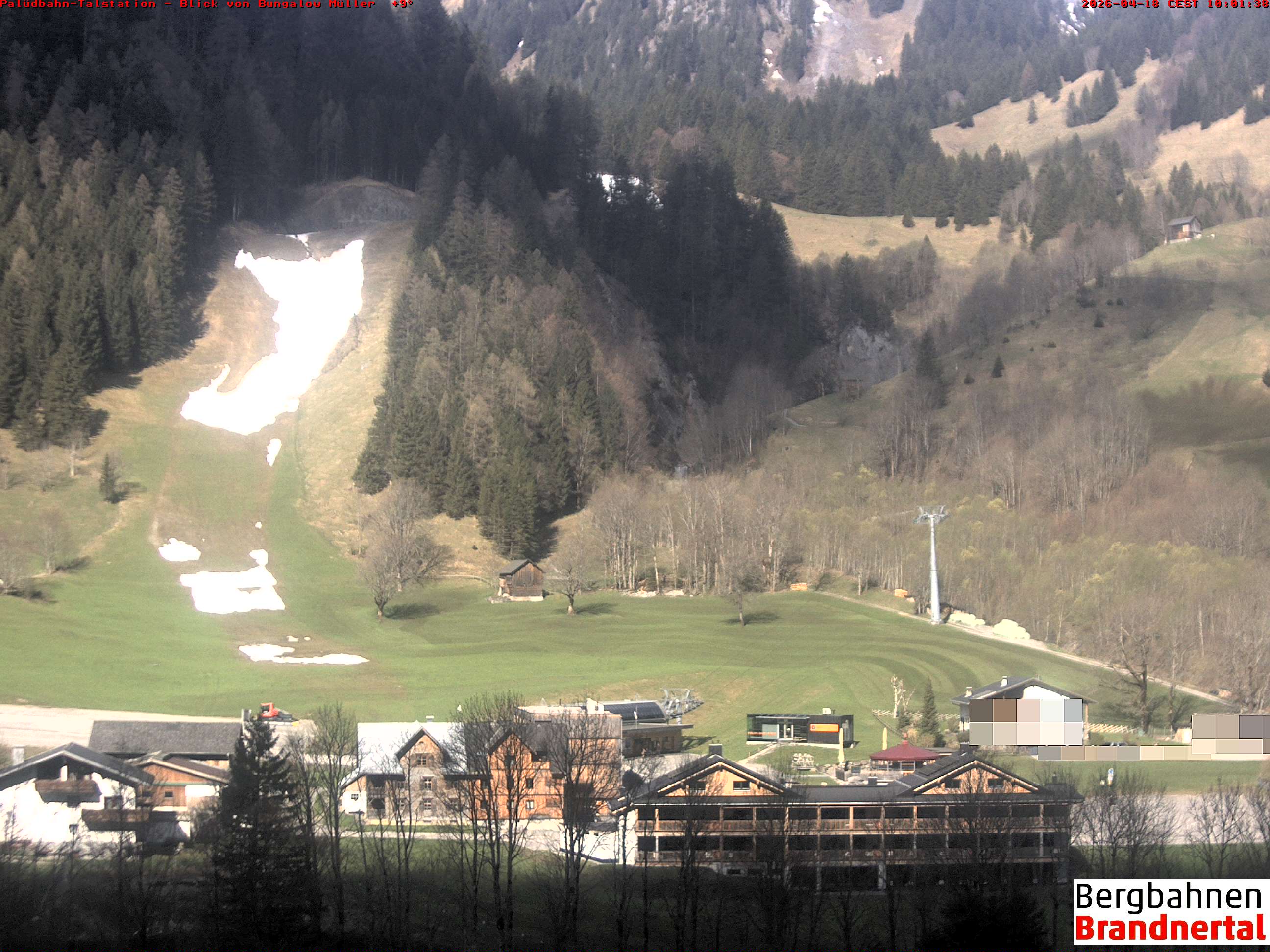 Blick auf Palüdbahn von Bungalow Müller