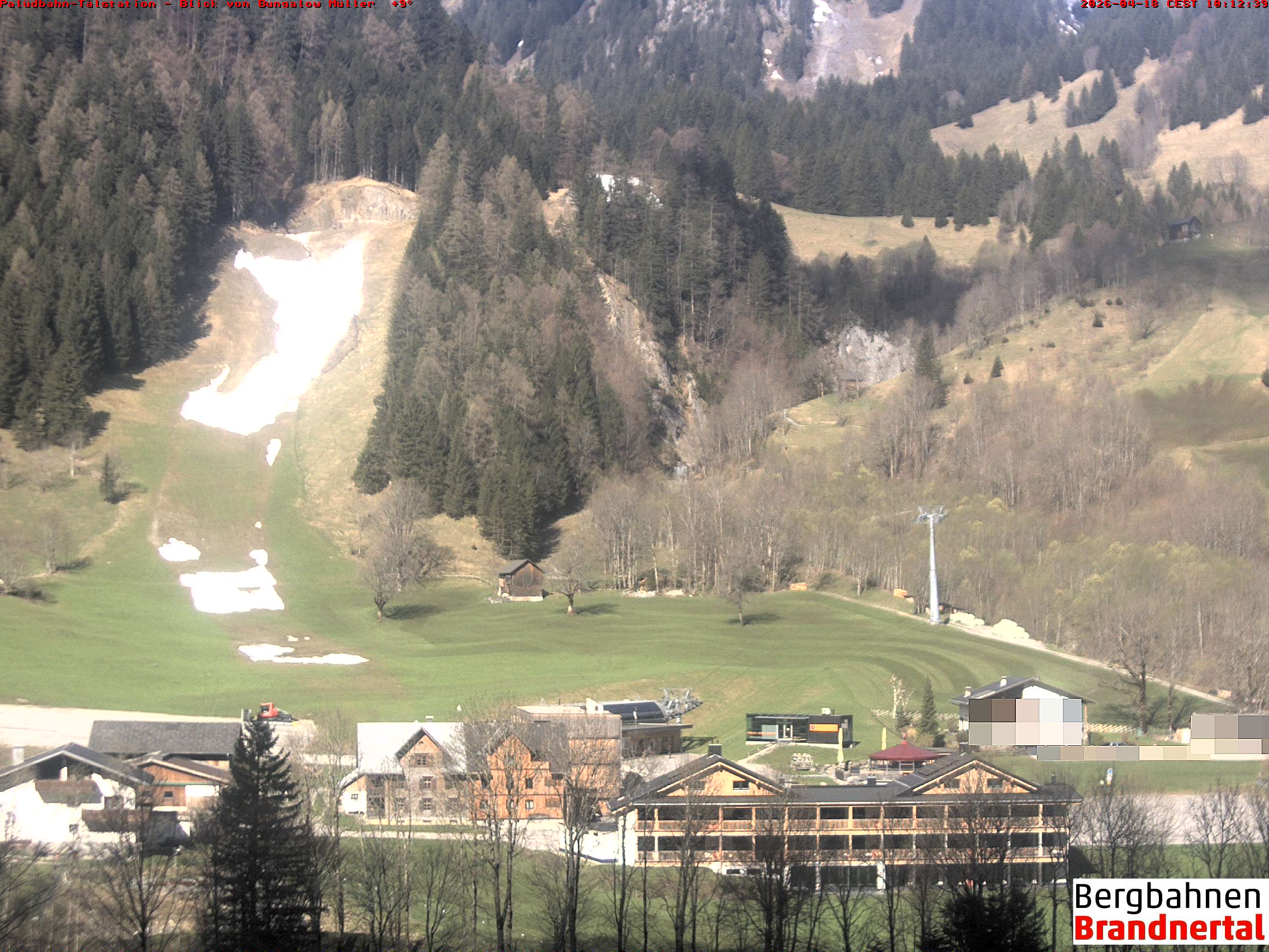 Blick auf Palüdbahn von Bungalow Müller