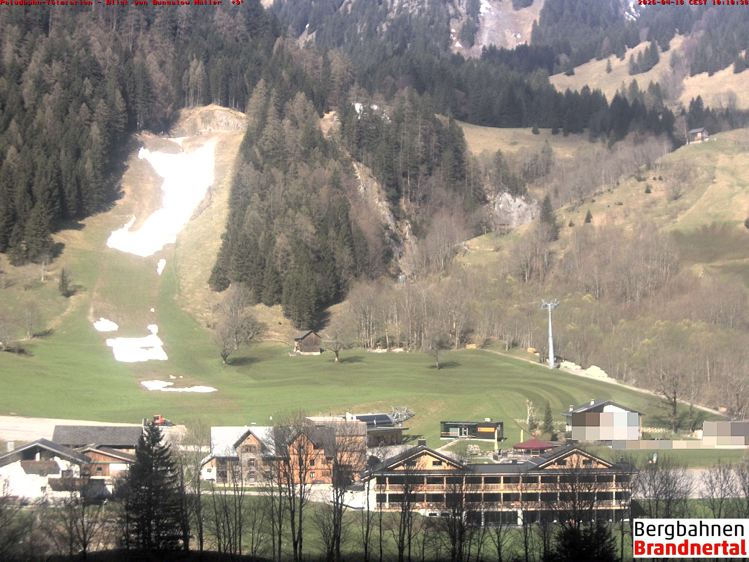 Blick auf Palüdbahn von Bungalow Müller