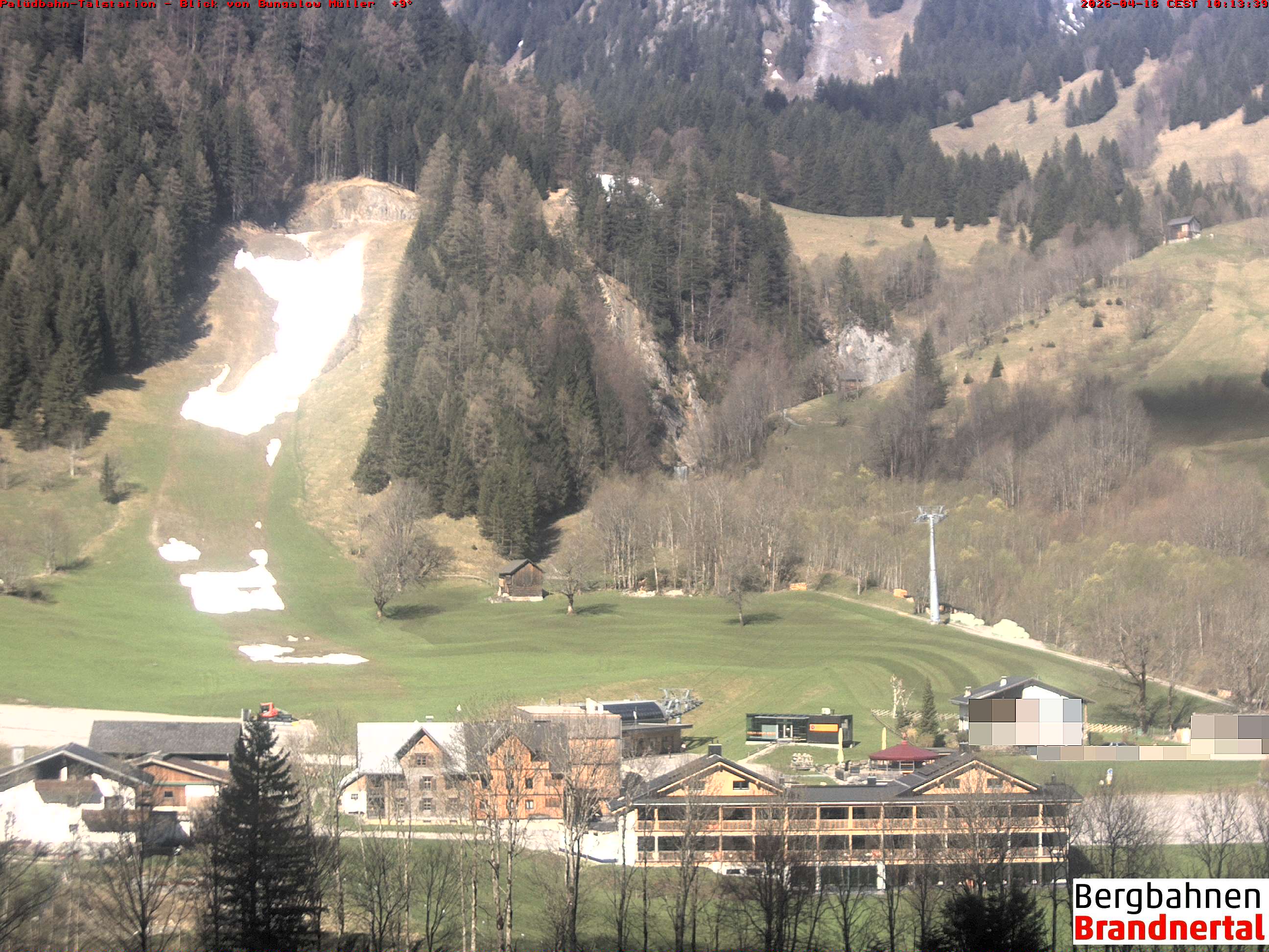 Blick auf Palüdbahn von Bungalow Müller