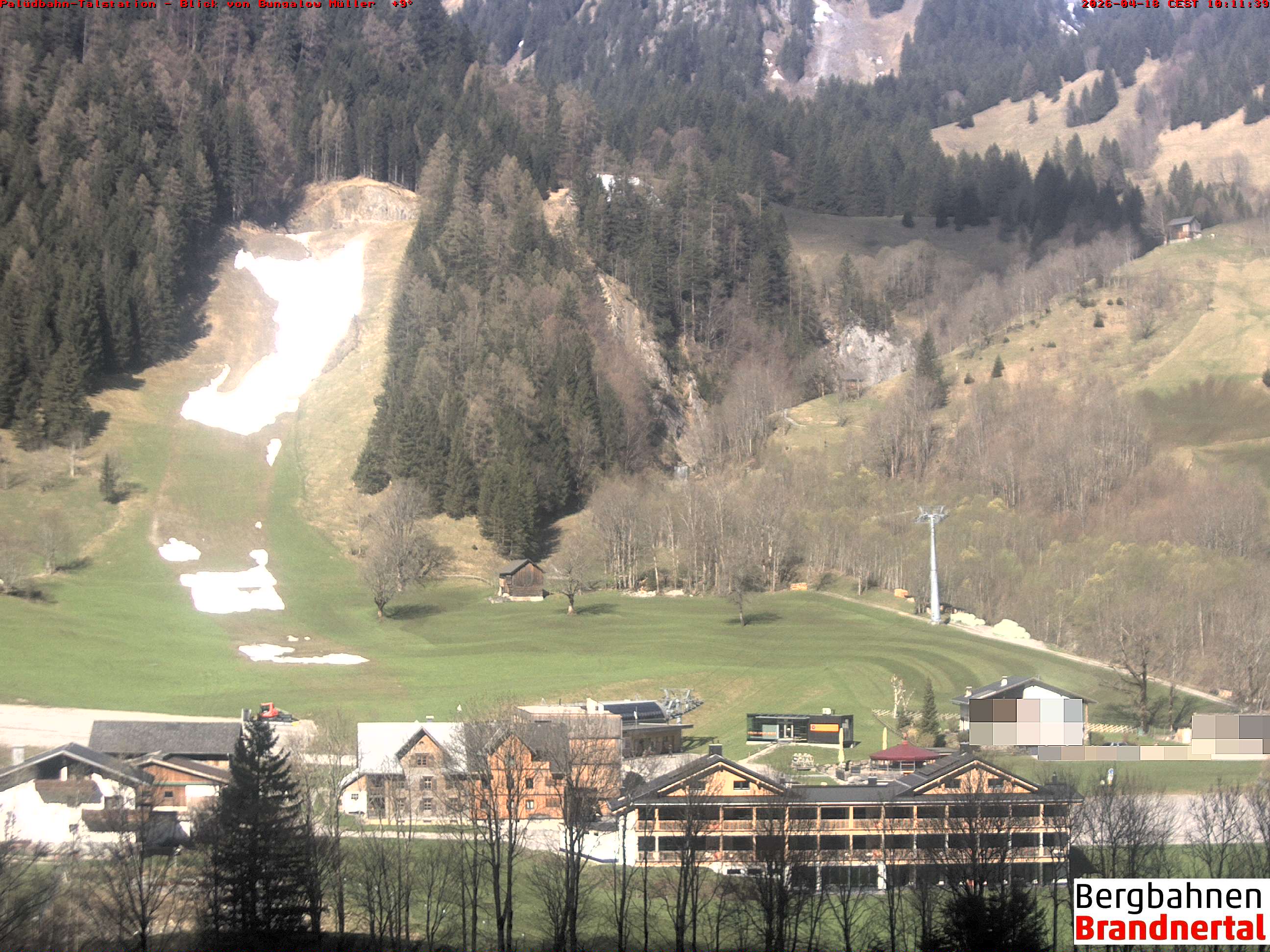 Blick auf Palüdbahn von Bungalow Müller