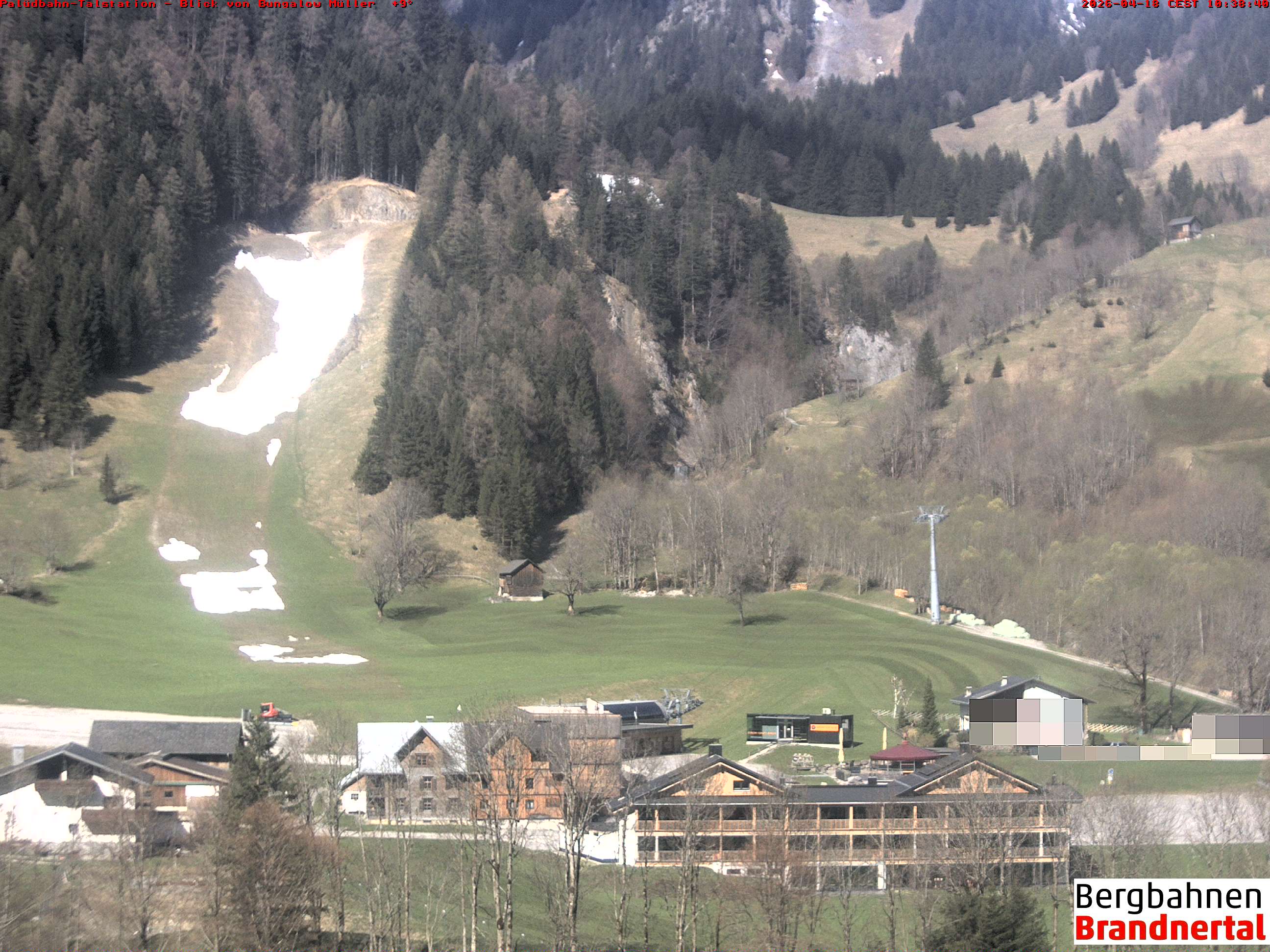 Blick auf Palüdbahn von Bungalow Müller
