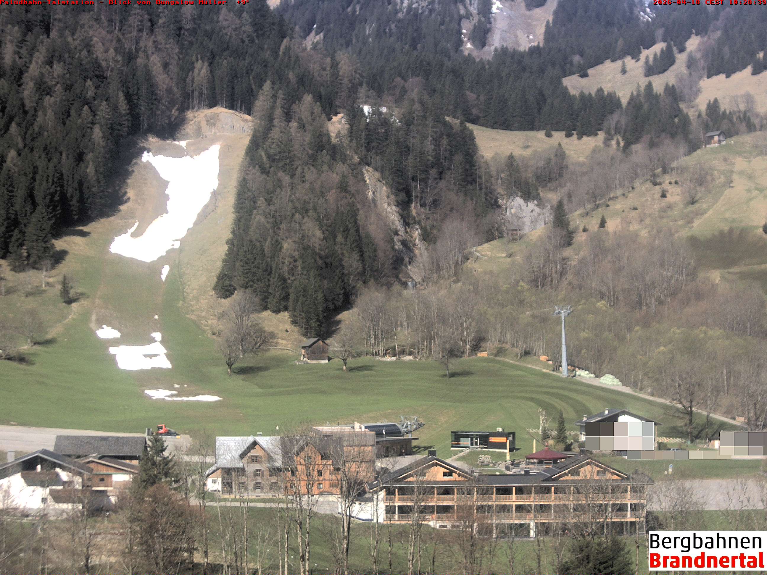 Blick auf Palüdbahn von Bungalow Müller