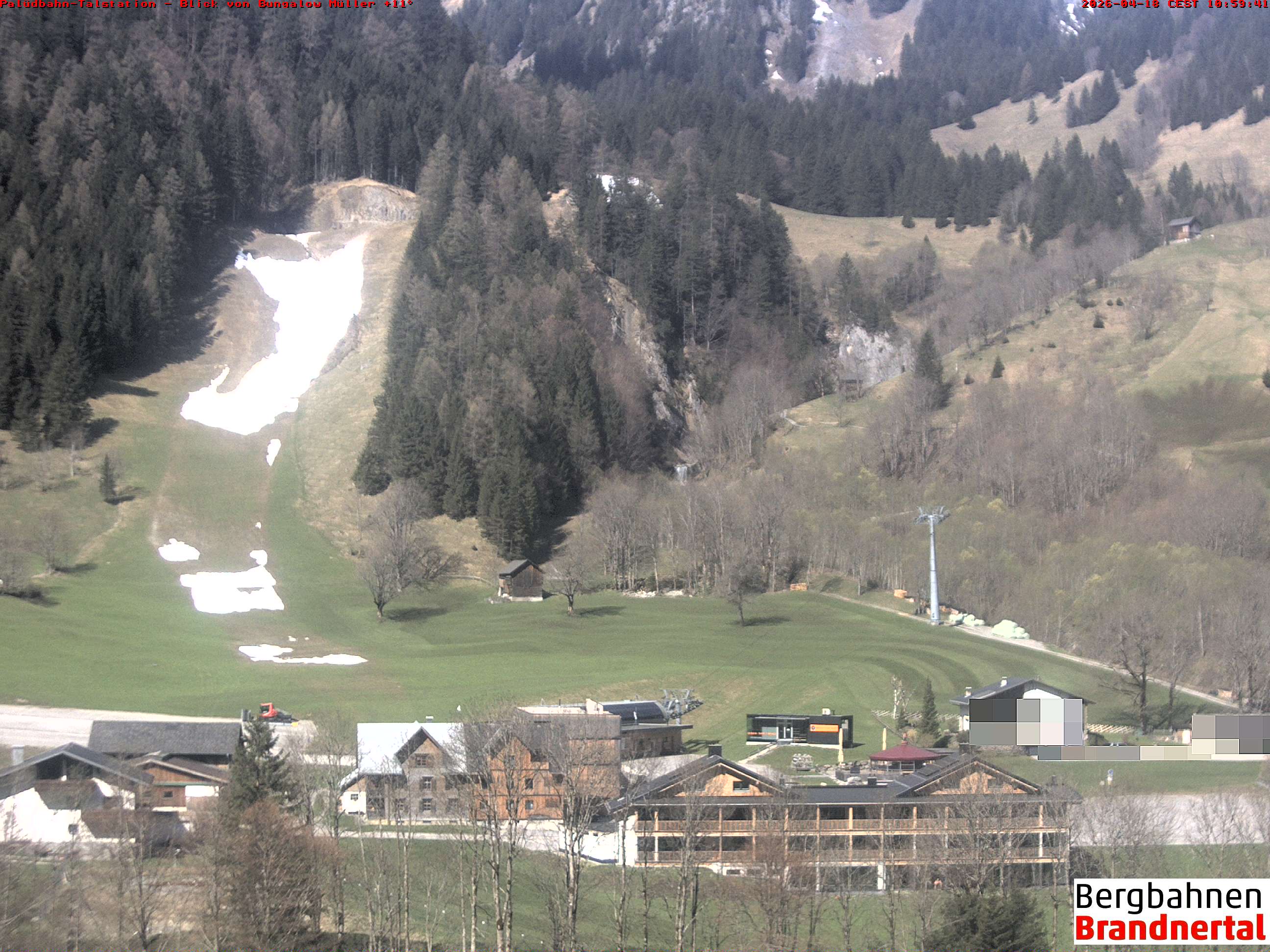 Blick auf Palüdbahn von Bungalow Müller