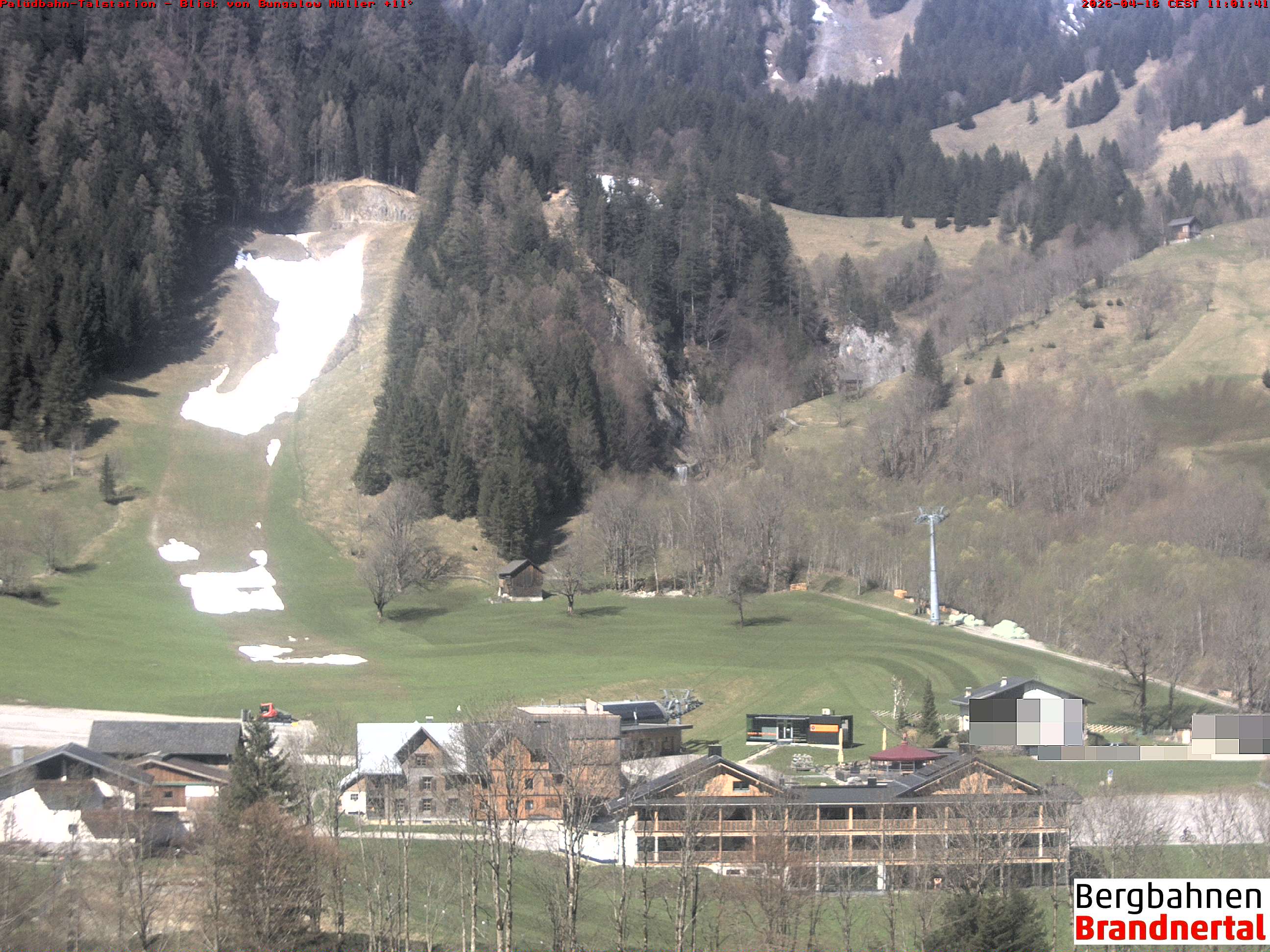 Blick auf Palüdbahn von Bungalow Müller