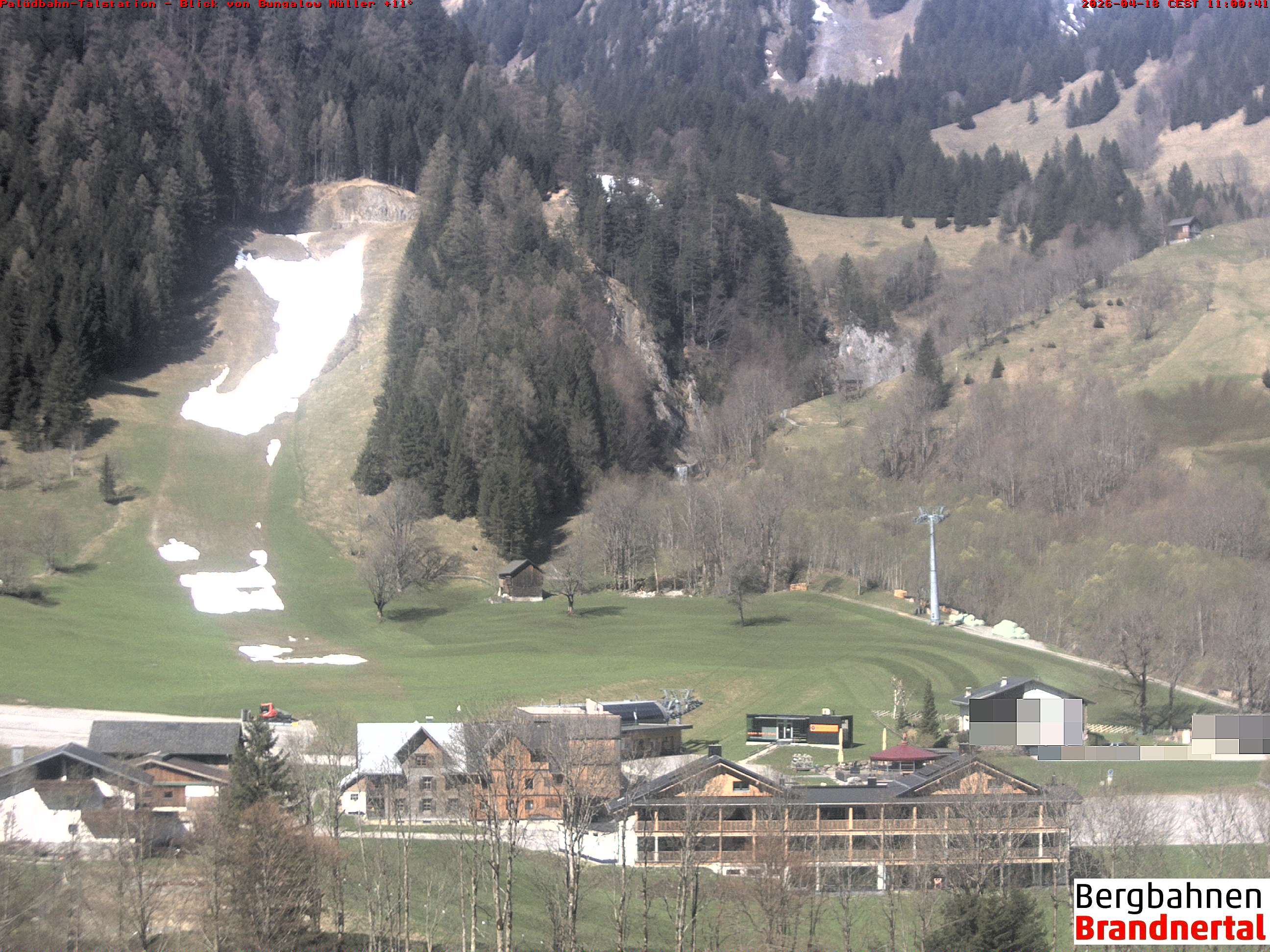 Blick auf Palüdbahn von Bungalow Müller