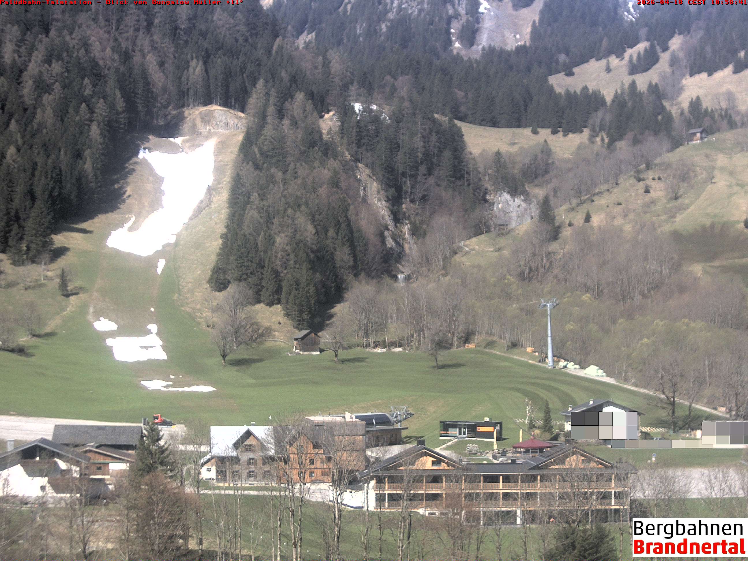Blick auf Palüdbahn von Bungalow Müller