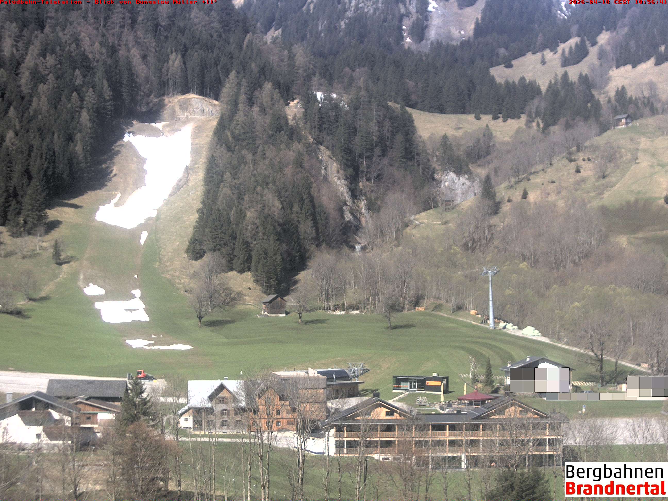 Blick auf Palüdbahn von Bungalow Müller