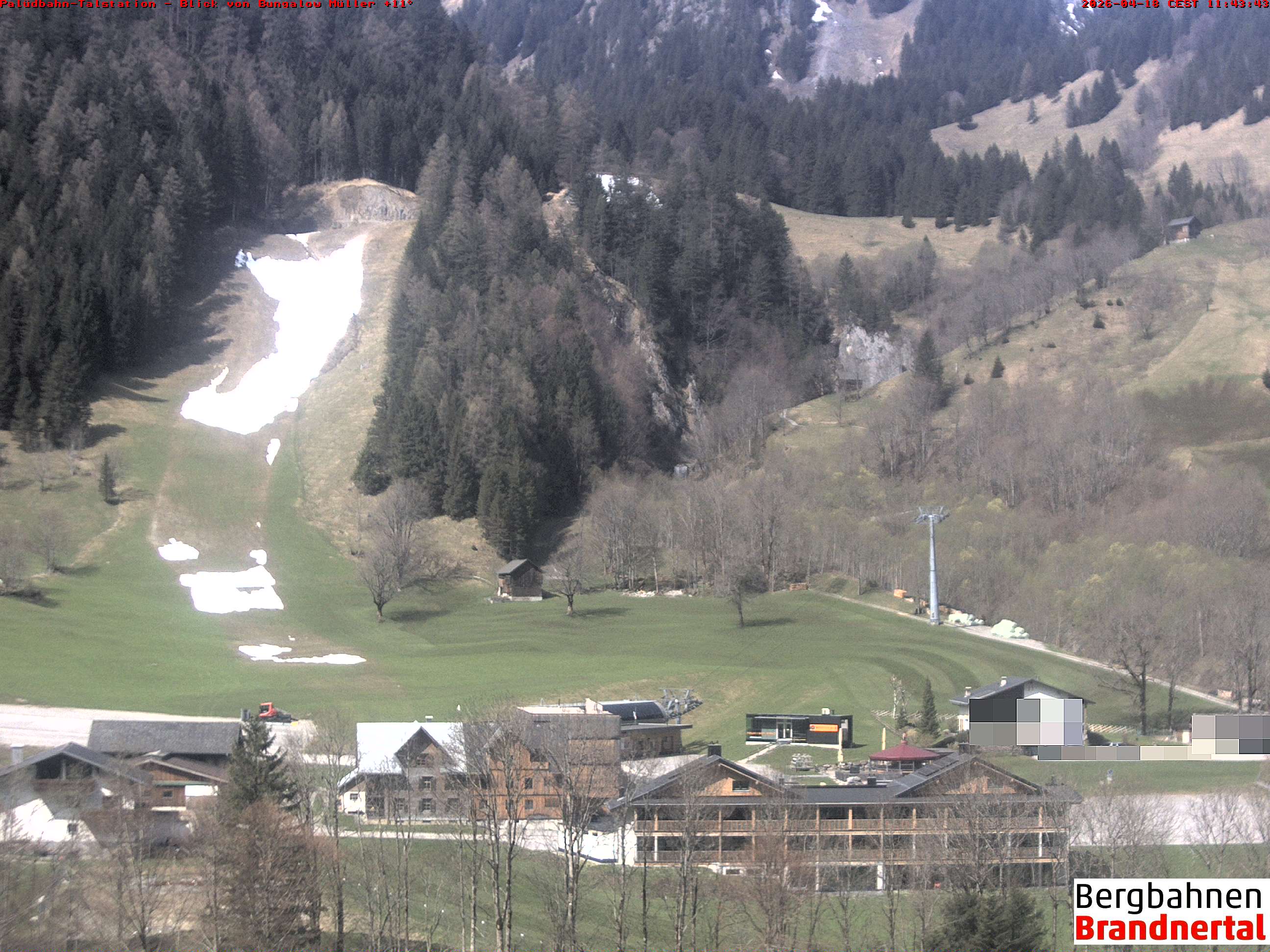 Blick auf Palüdbahn von Bungalow Müller