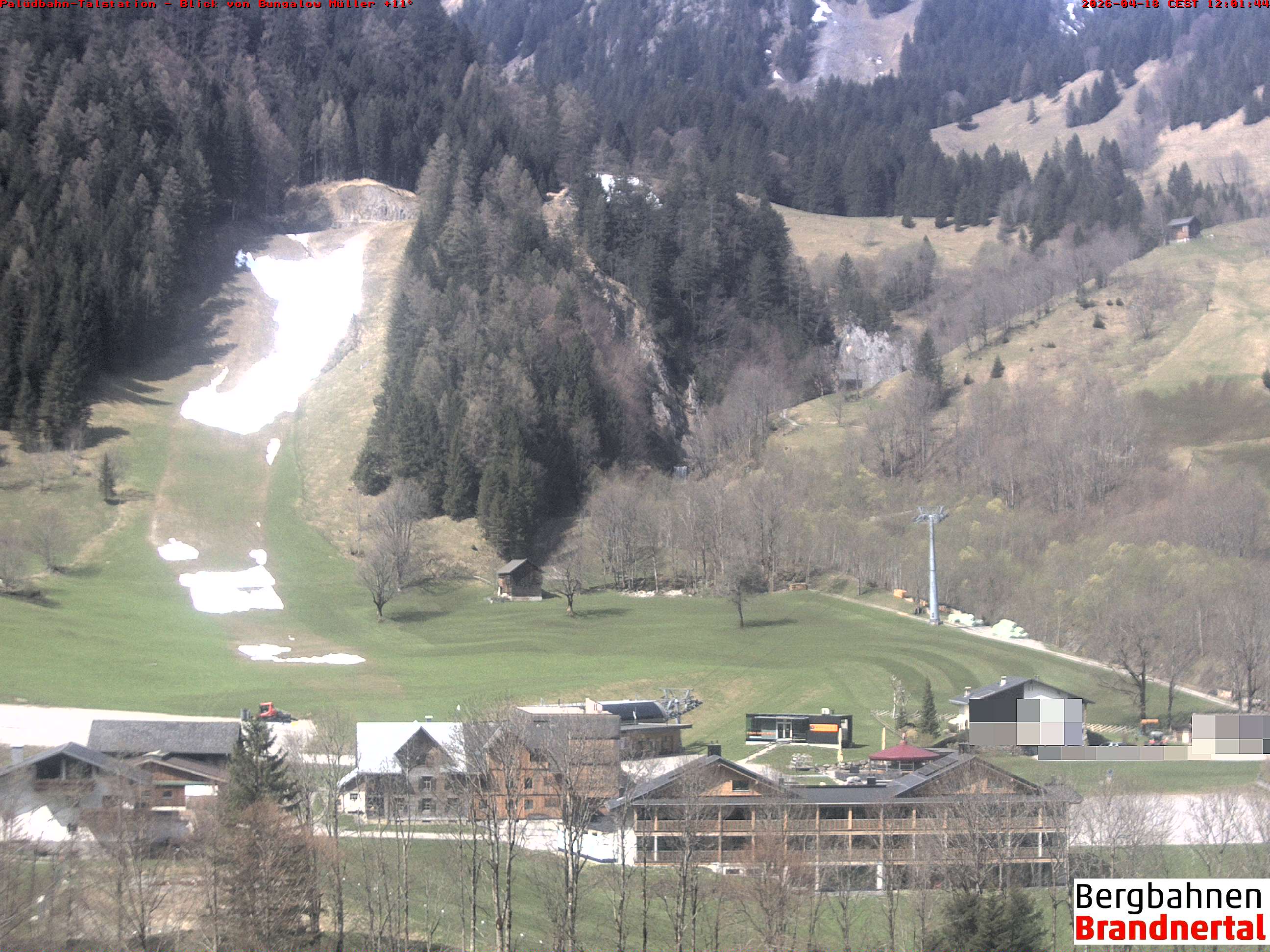 Blick auf Palüdbahn von Bungalow Müller