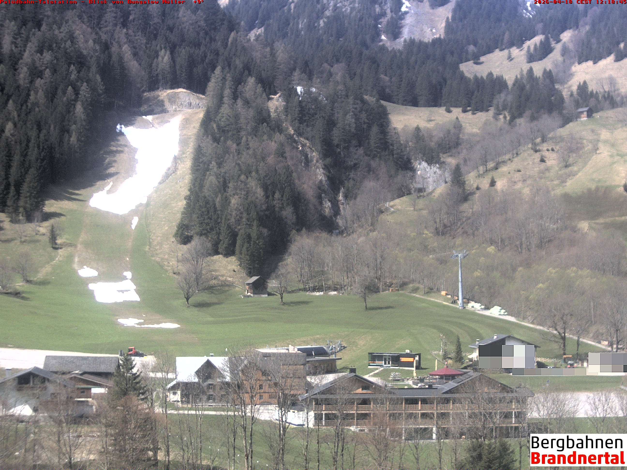Blick auf Palüdbahn von Bungalow Müller