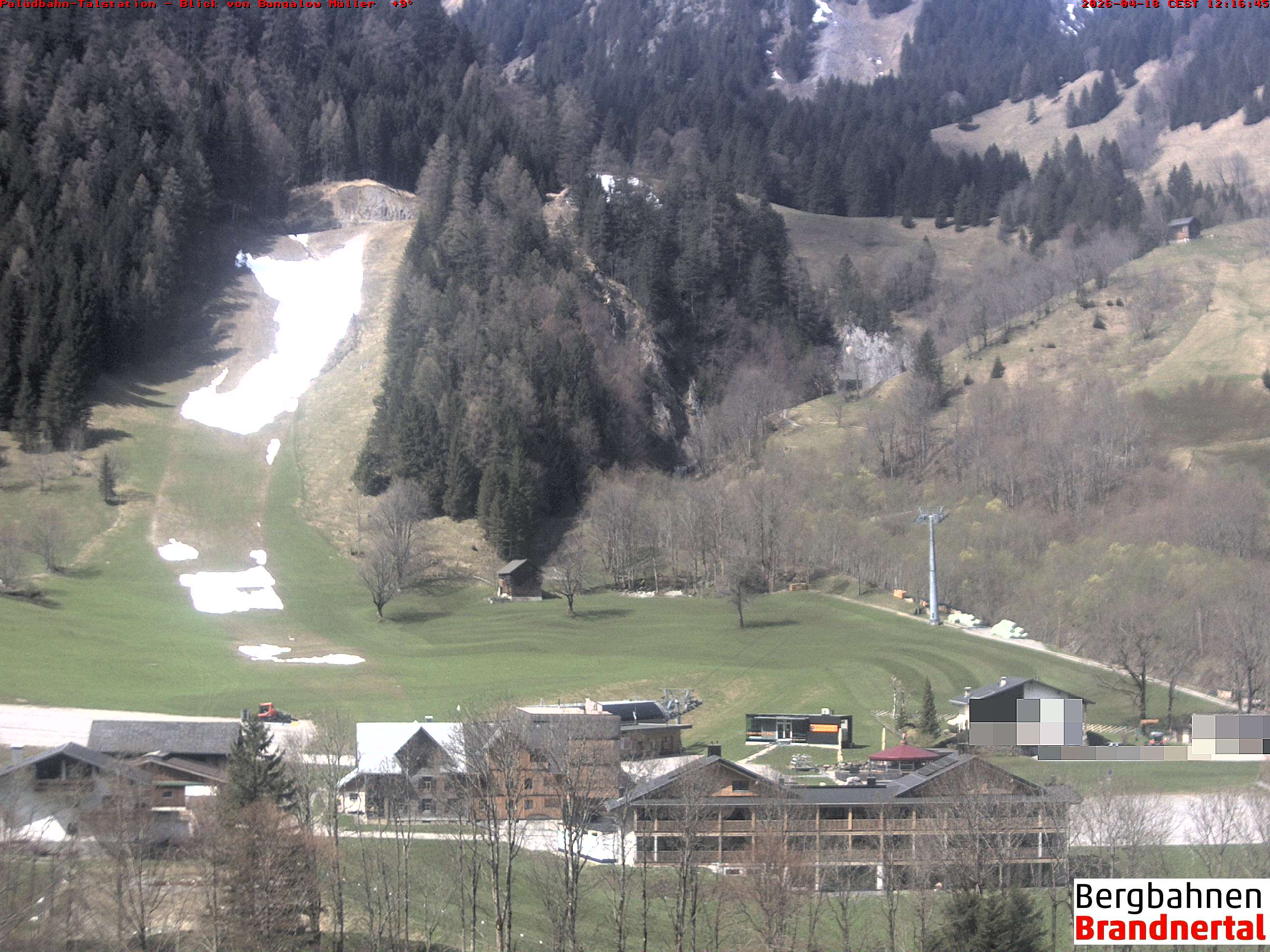 Blick auf Palüdbahn von Bungalow Müller