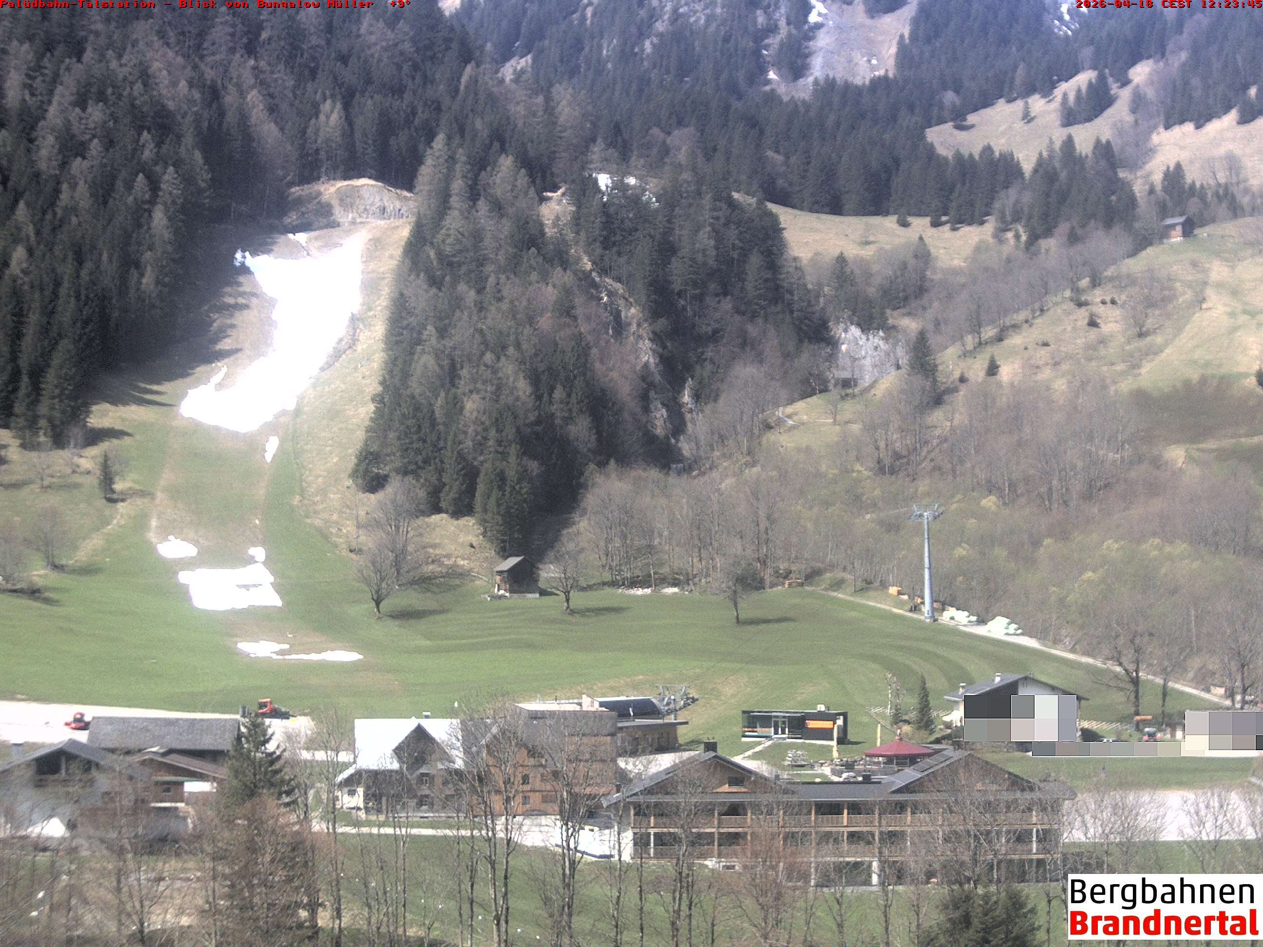 Blick auf Palüdbahn von Bungalow Müller