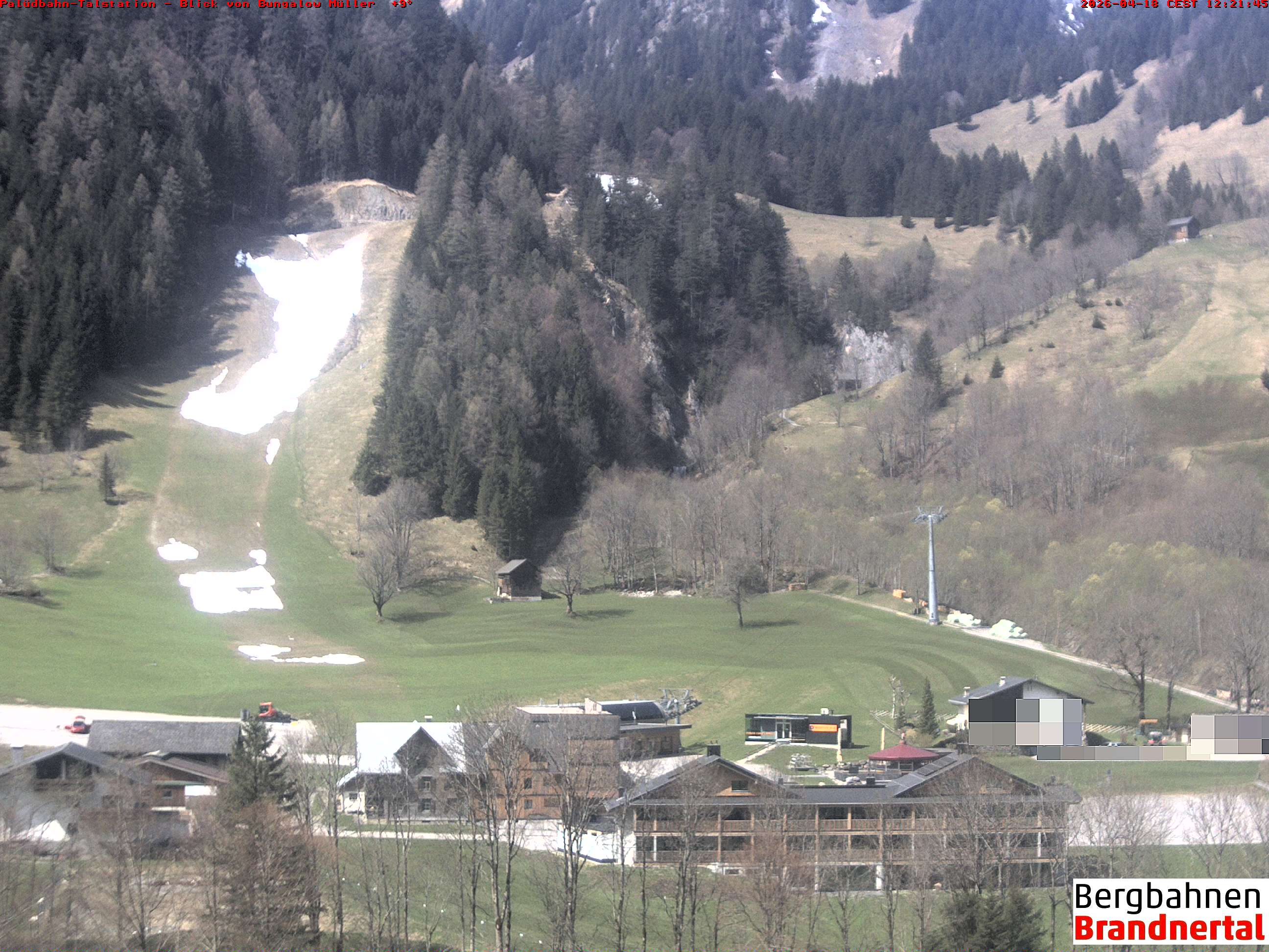 Blick auf Palüdbahn von Bungalow Müller