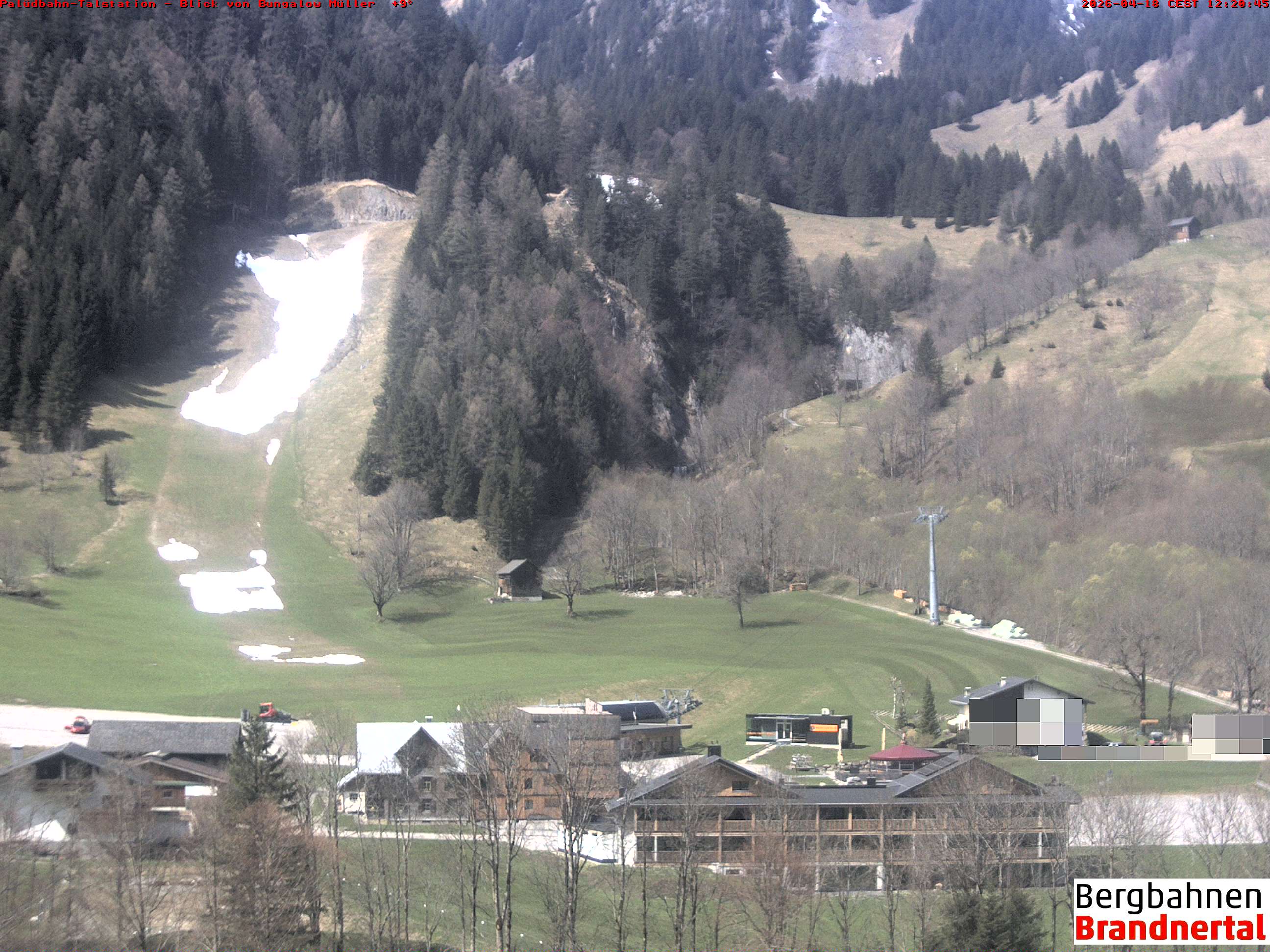 Blick auf Palüdbahn von Bungalow Müller
