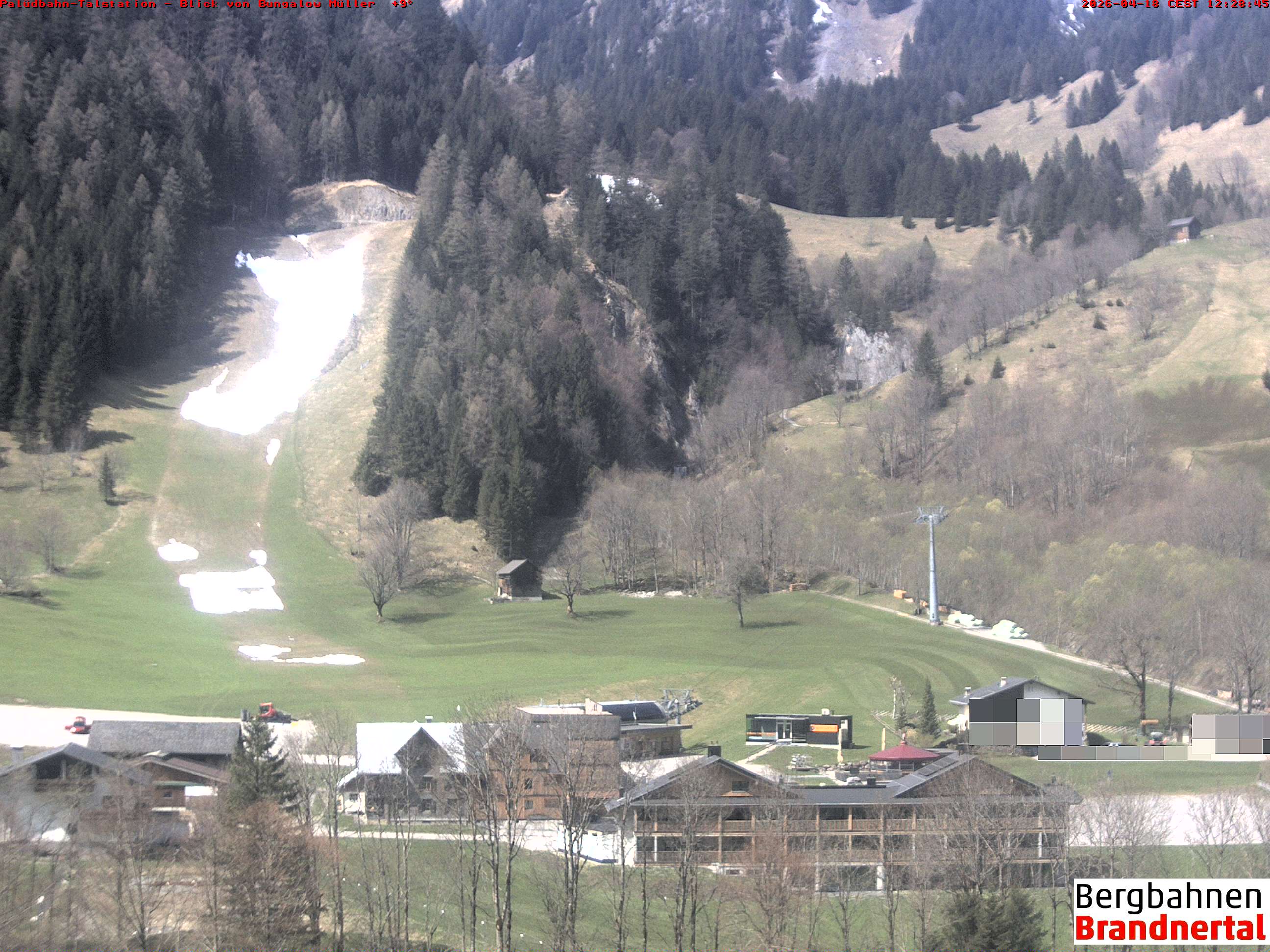 Blick auf Palüdbahn von Bungalow Müller