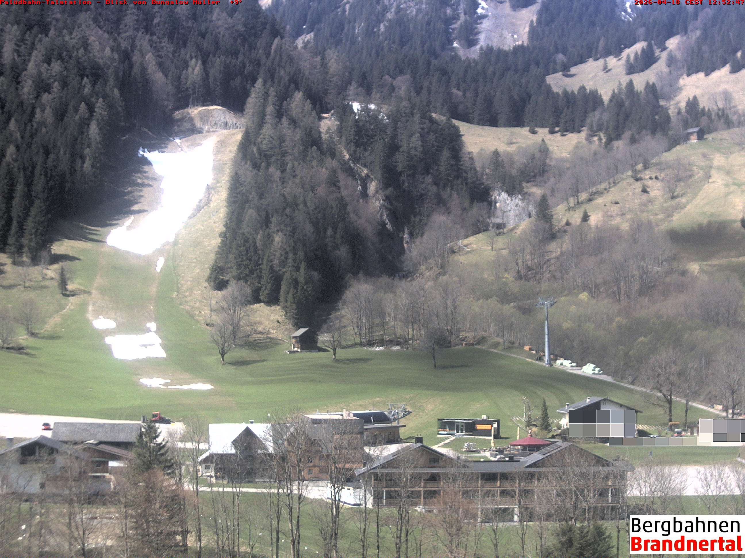 Blick auf Palüdbahn von Bungalow Müller