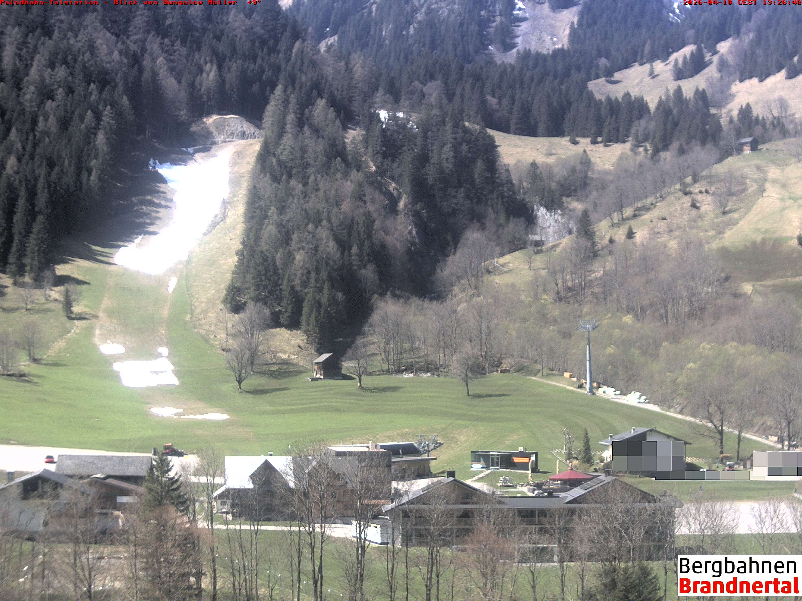 Blick auf Palüdbahn von Bungalow Müller