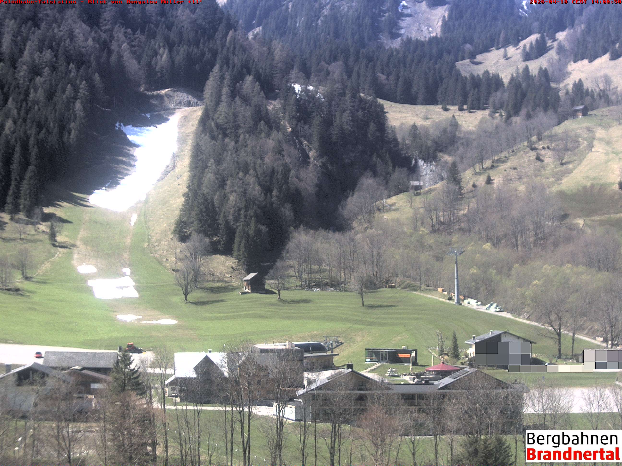 Blick auf Palüdbahn von Bungalow Müller